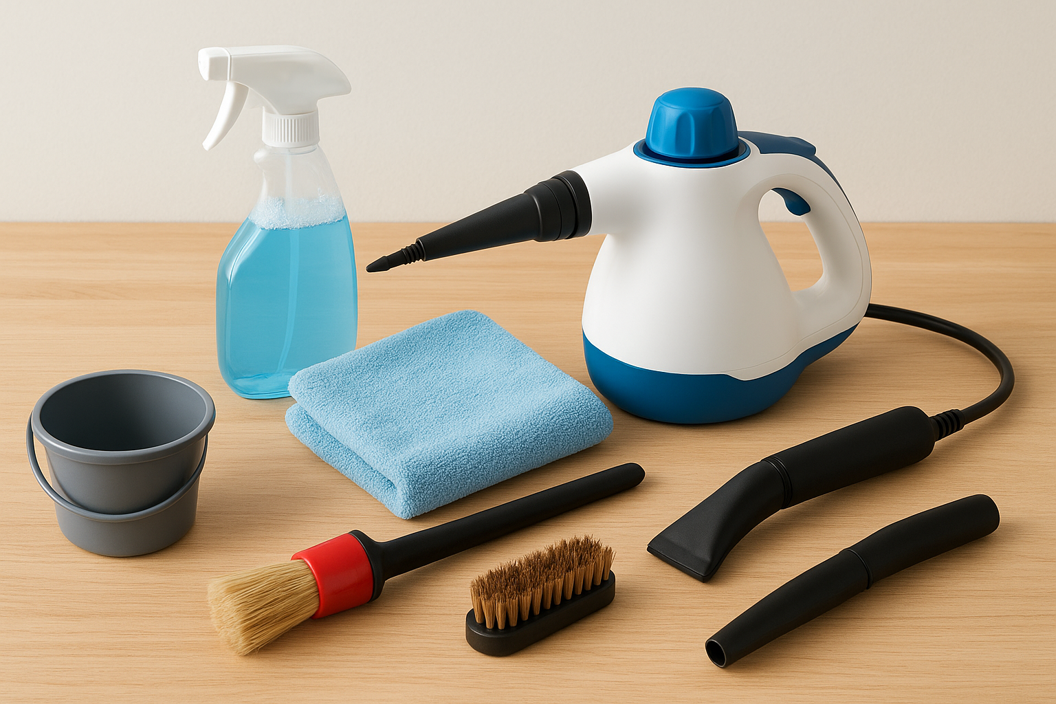 Gather tools and cleaners that actually work