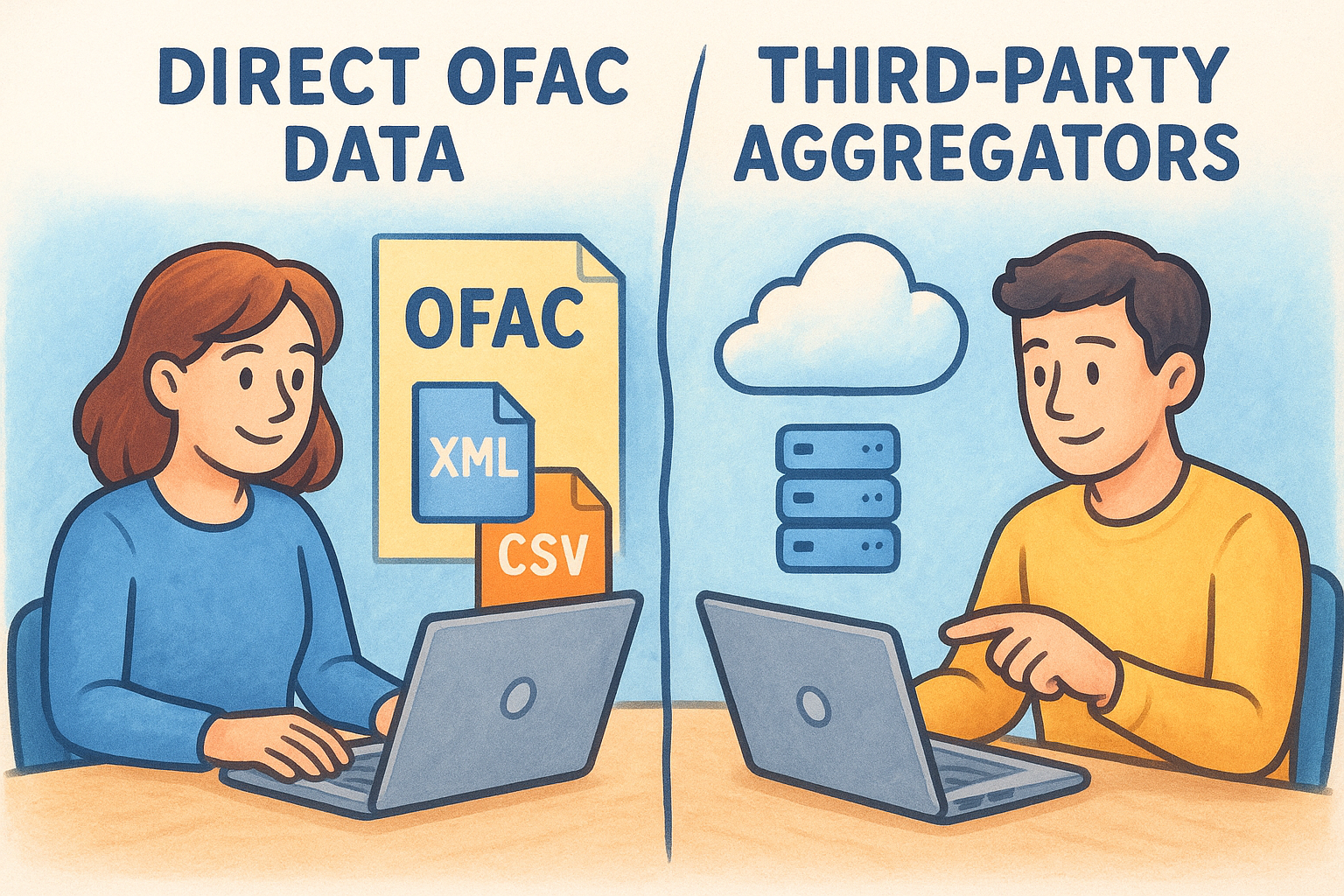 Direct OFAC data vs. third-party aggregators