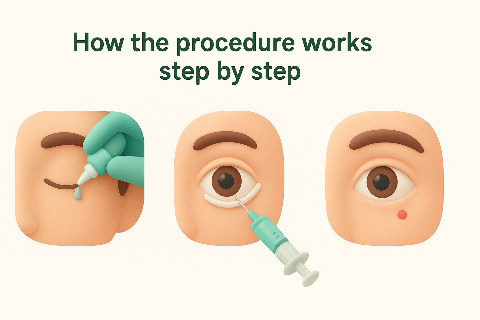 How the procedure works step by step