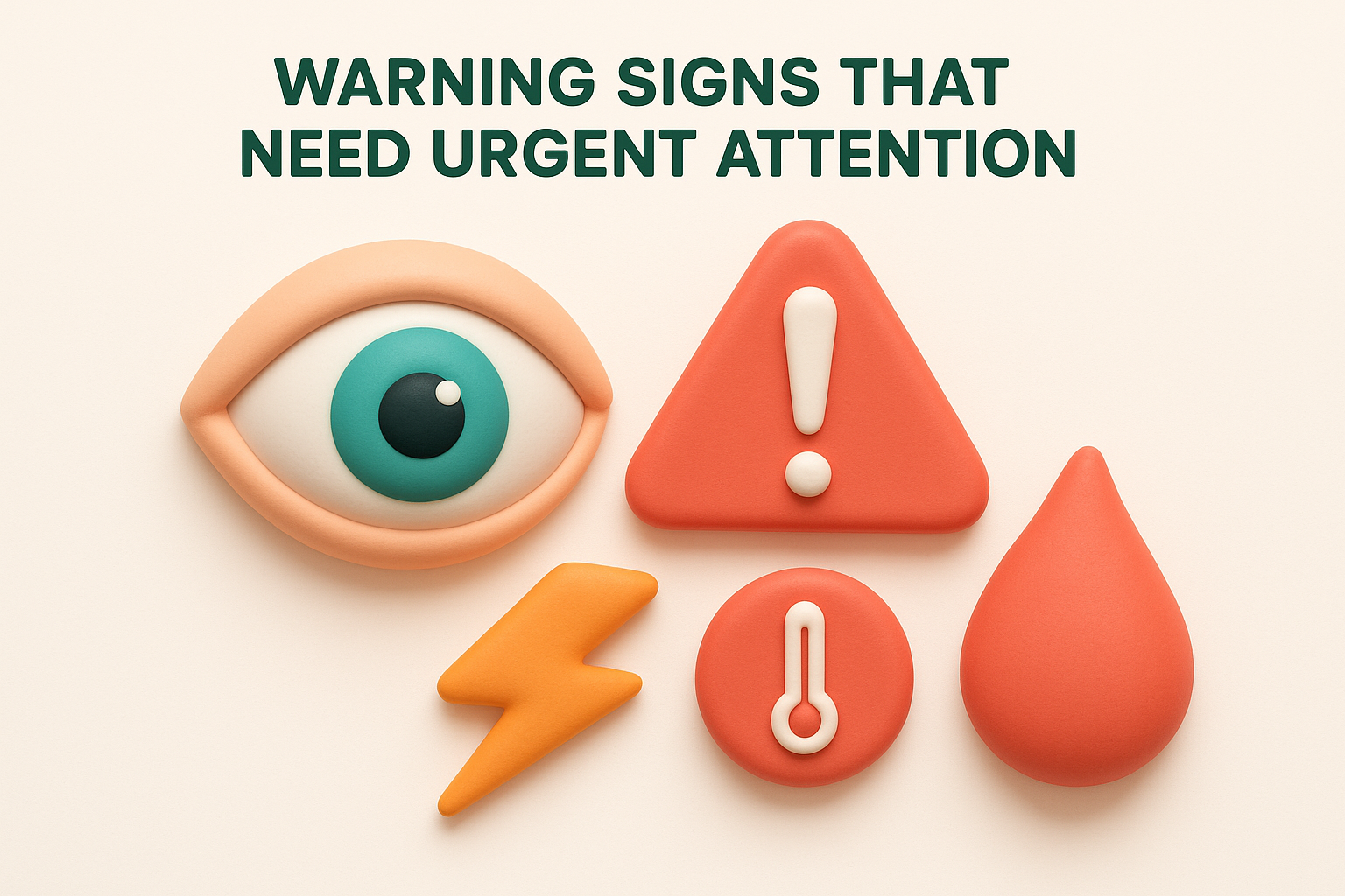 Warning signs that need urgent attention