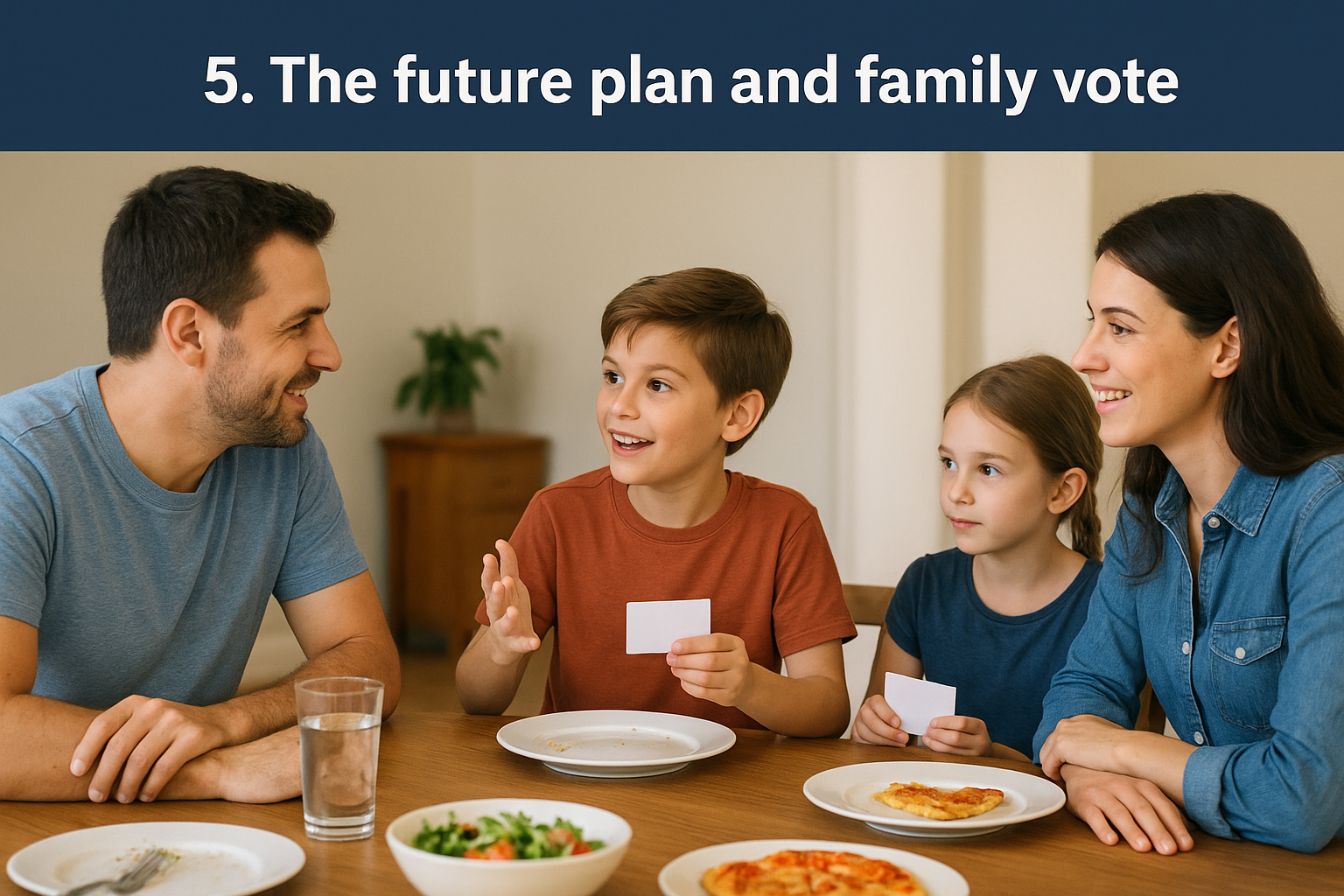 5. The future plan and family vote