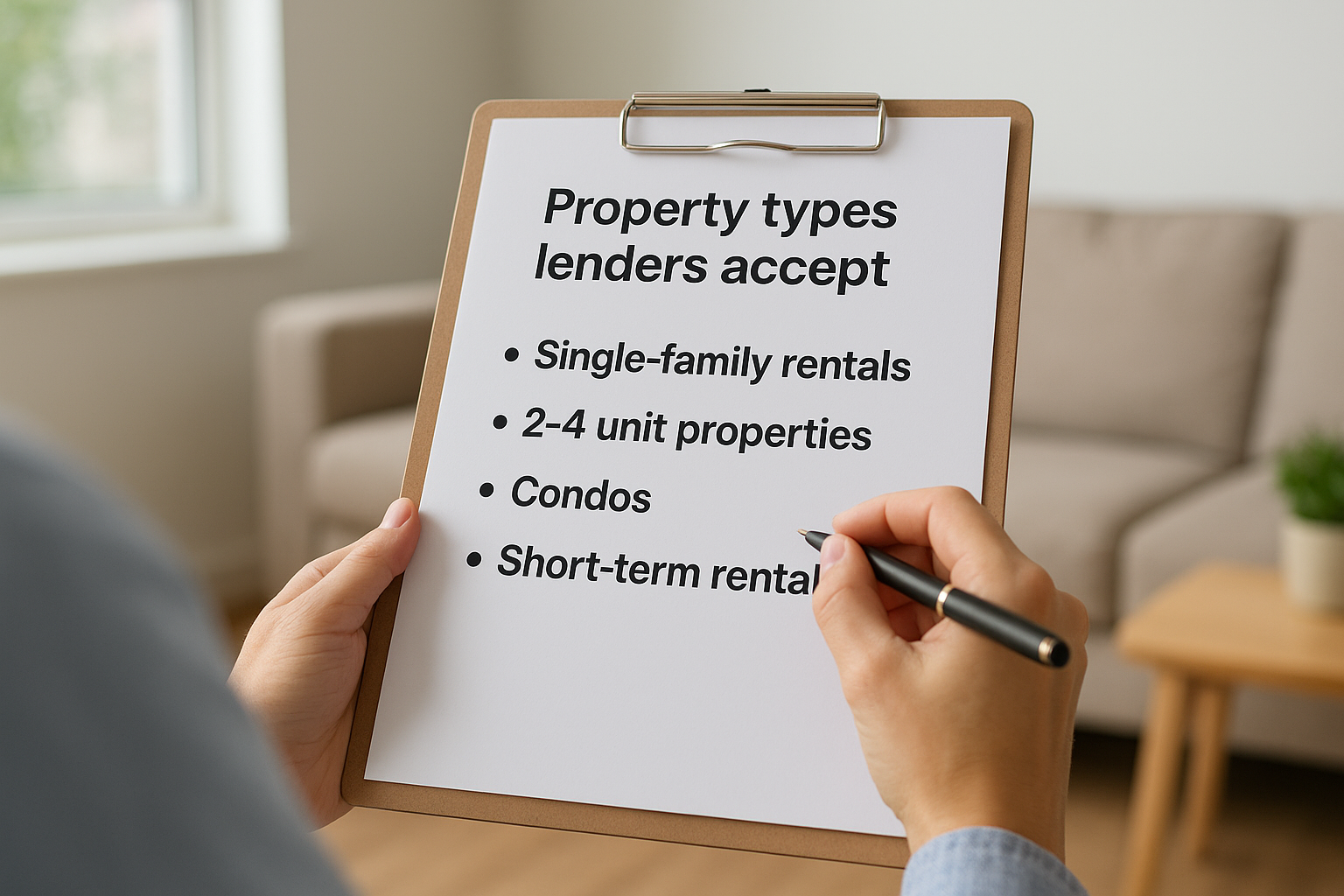 Property types lenders accept
