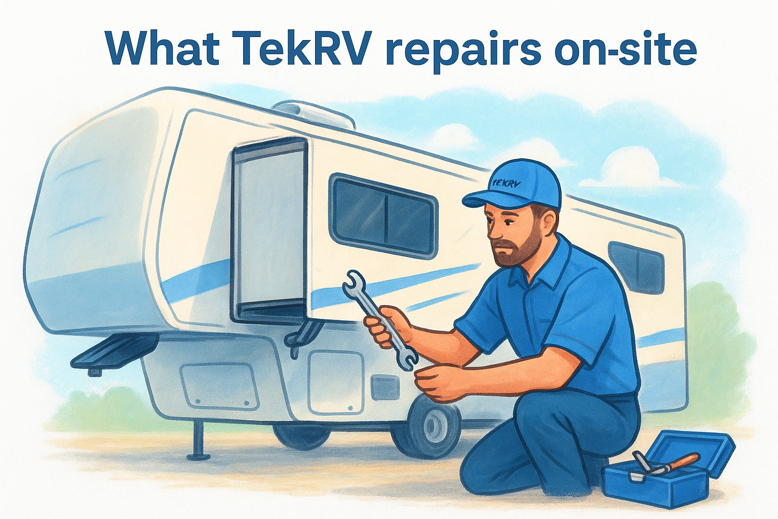 What TekRV repairs on-site