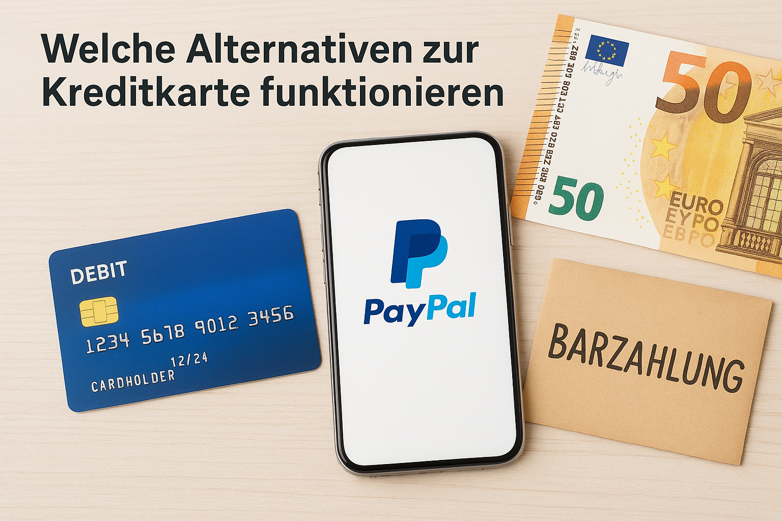 Welche Alternativen zur Kreditkarte funktionieren