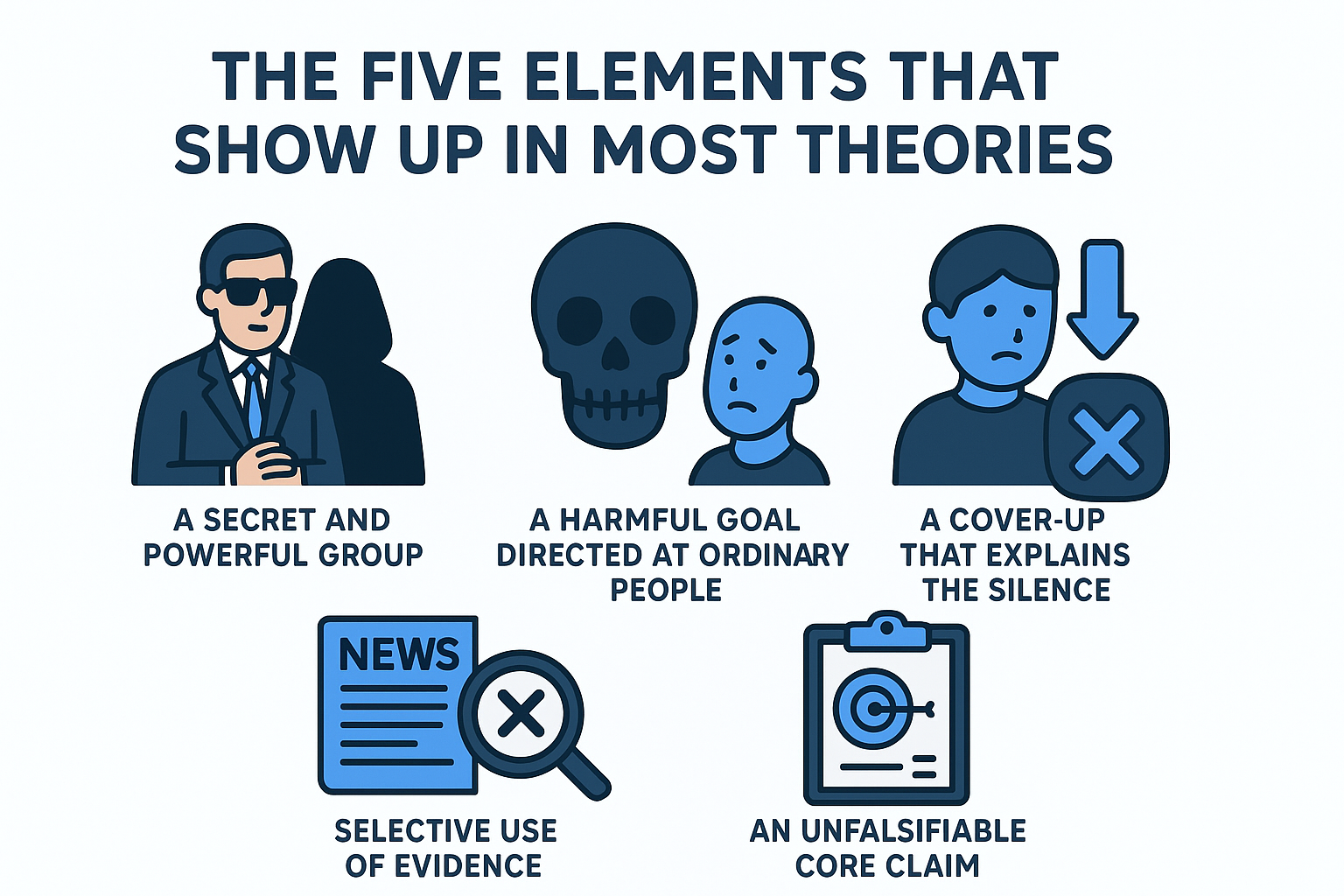 The five elements that show up in most theories