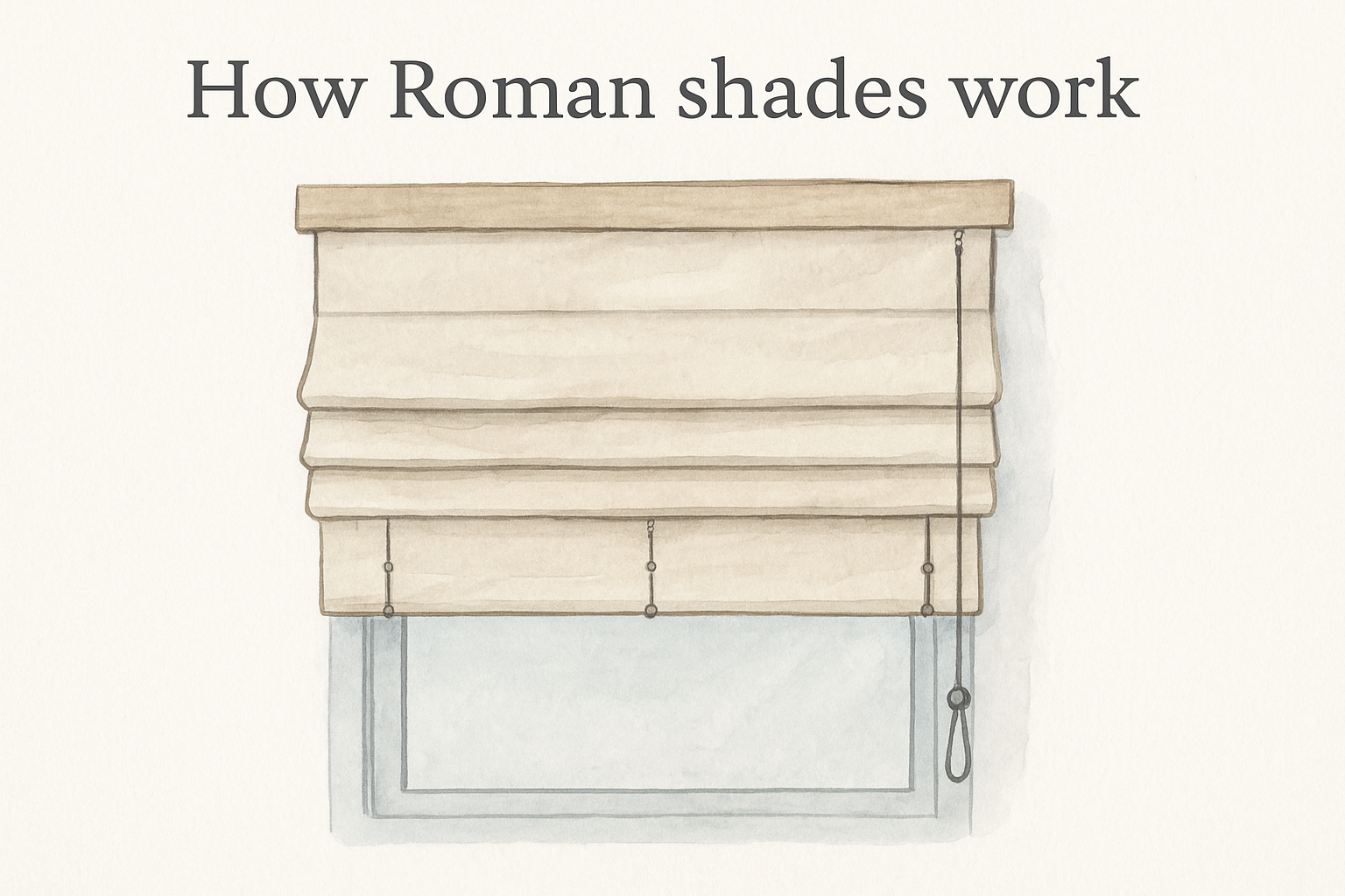 How roman shades work