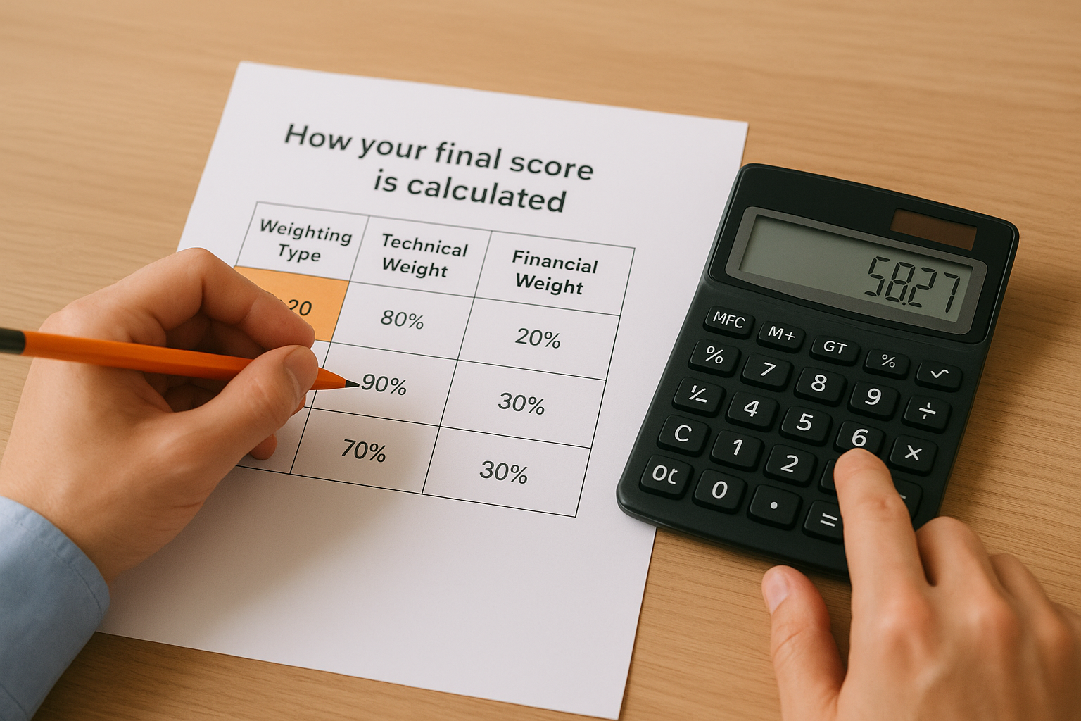 How your final score is calculated