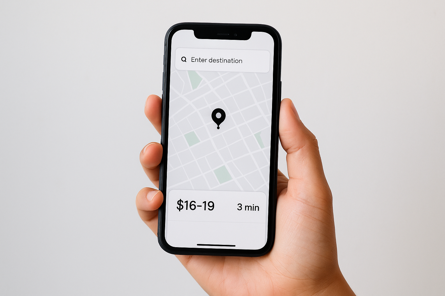 2. Uber: schedule a ride mobile page