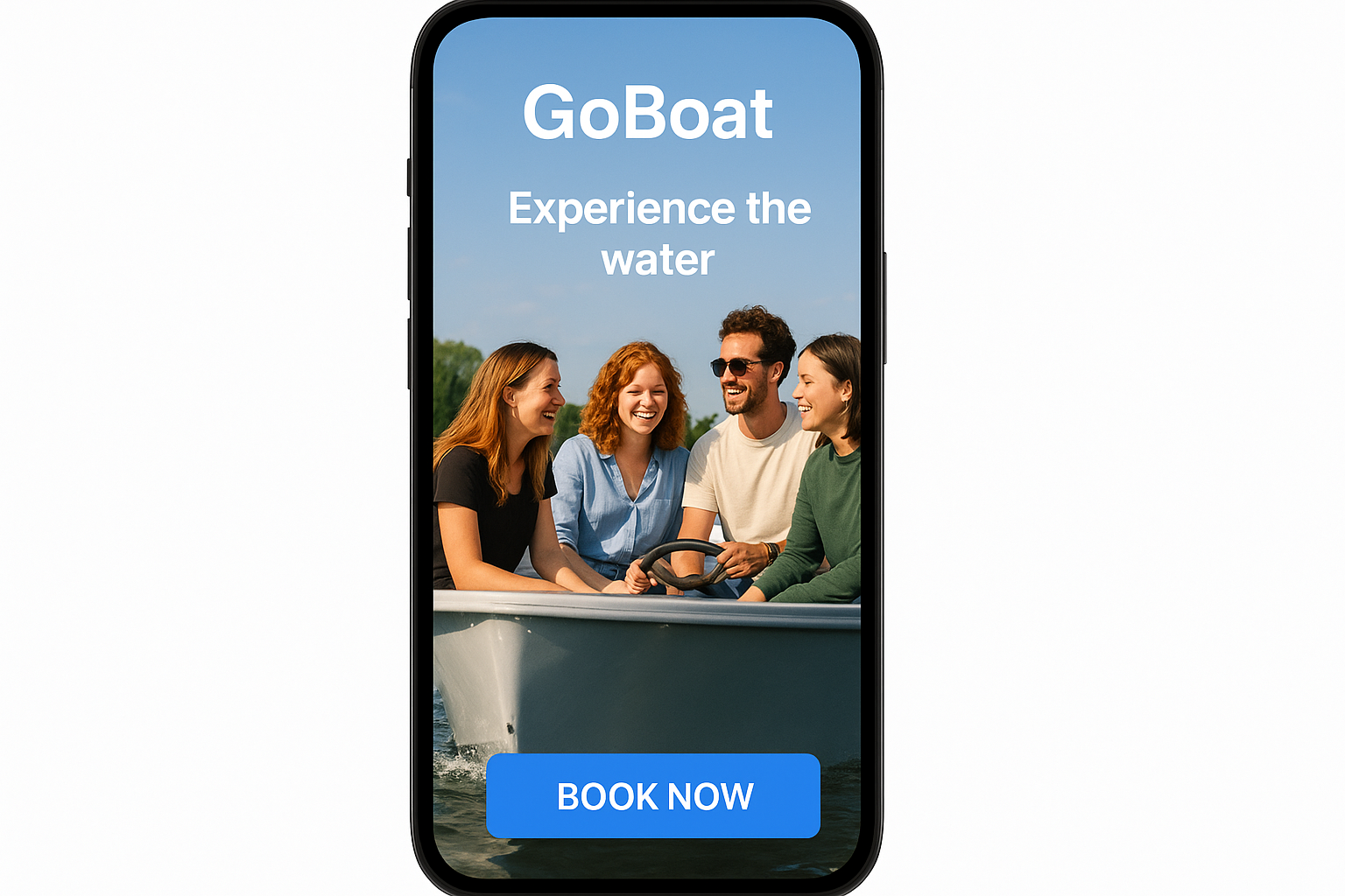 12. GoBoat: experience-led photo storytelling page