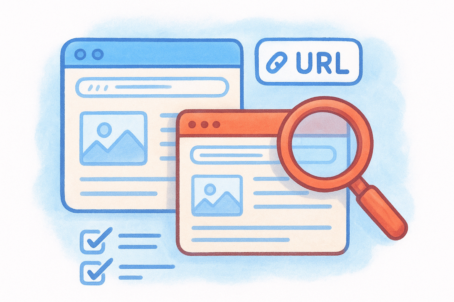 URL parameters and near-duplicate pages