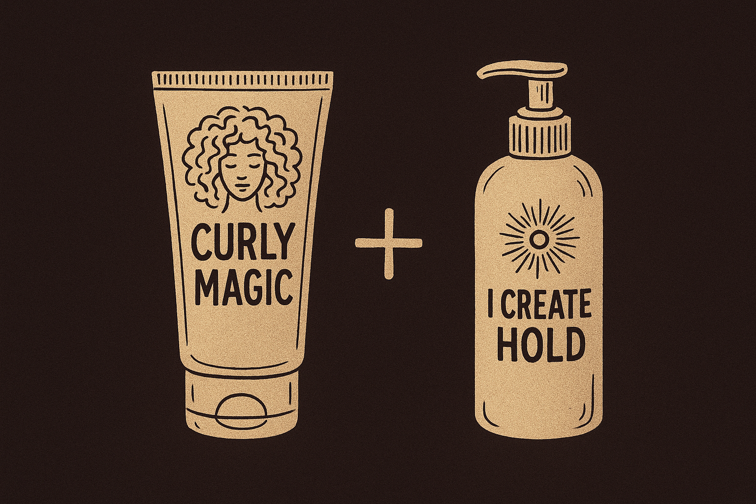 1. Uncle Funky's Daughter Curly Magic + Innersense I Create Hold