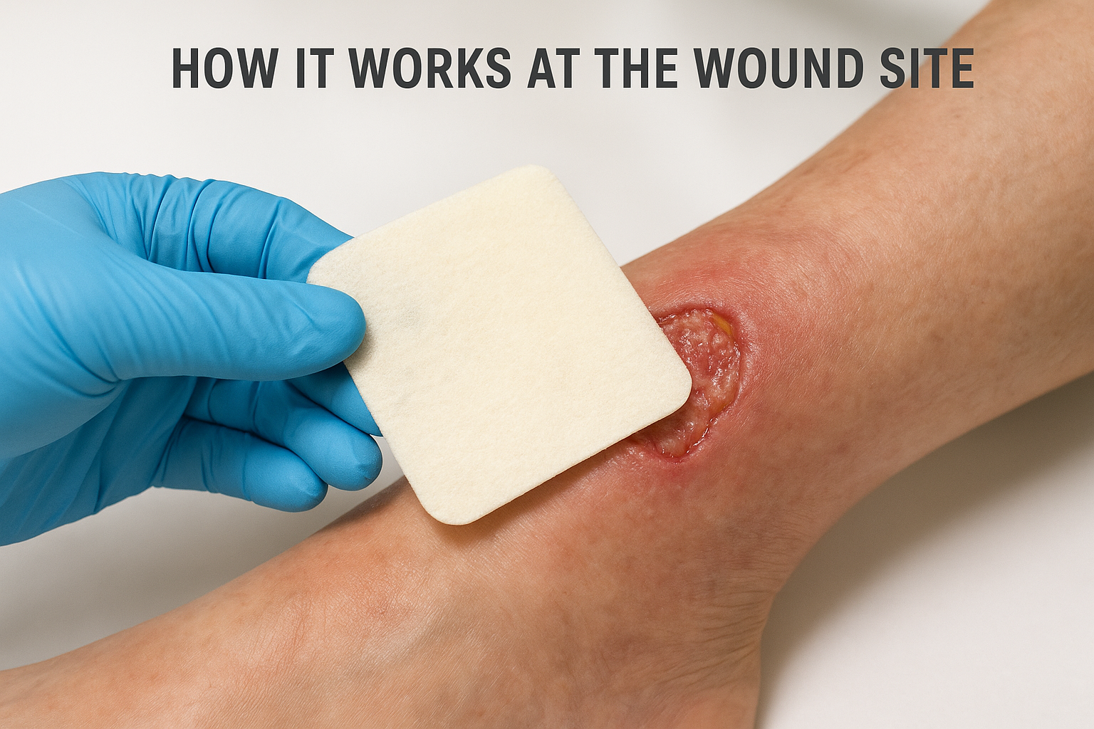 How it works at the wound site