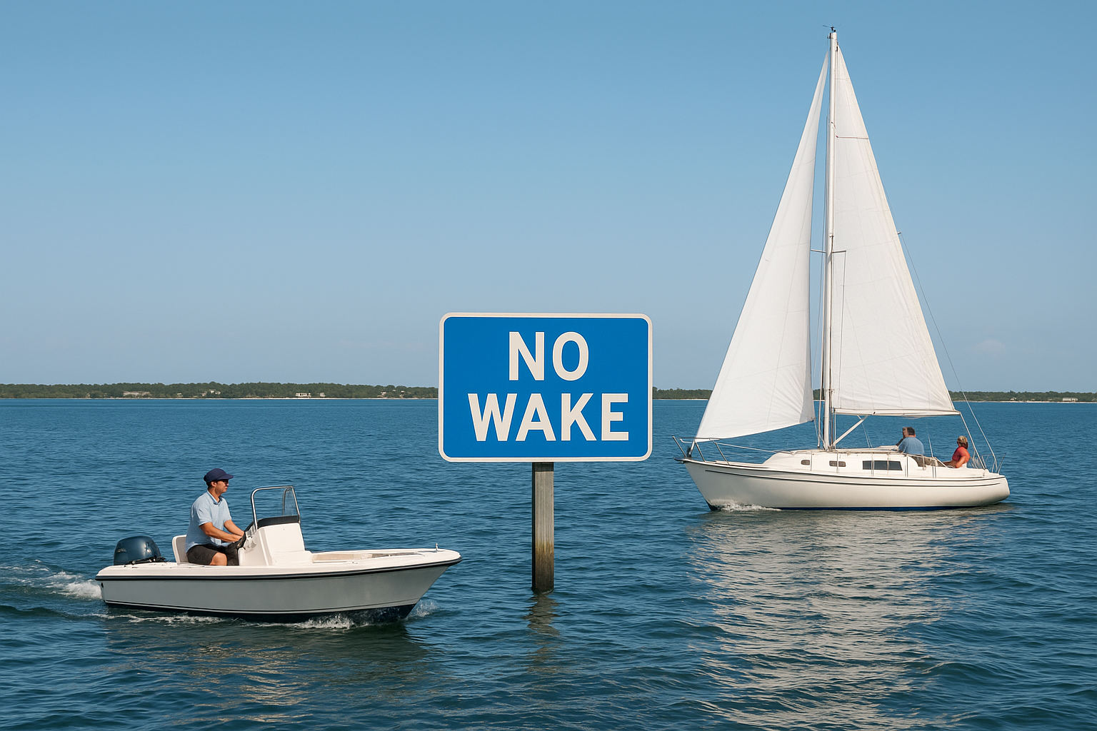 Speed and right-of-way on the water