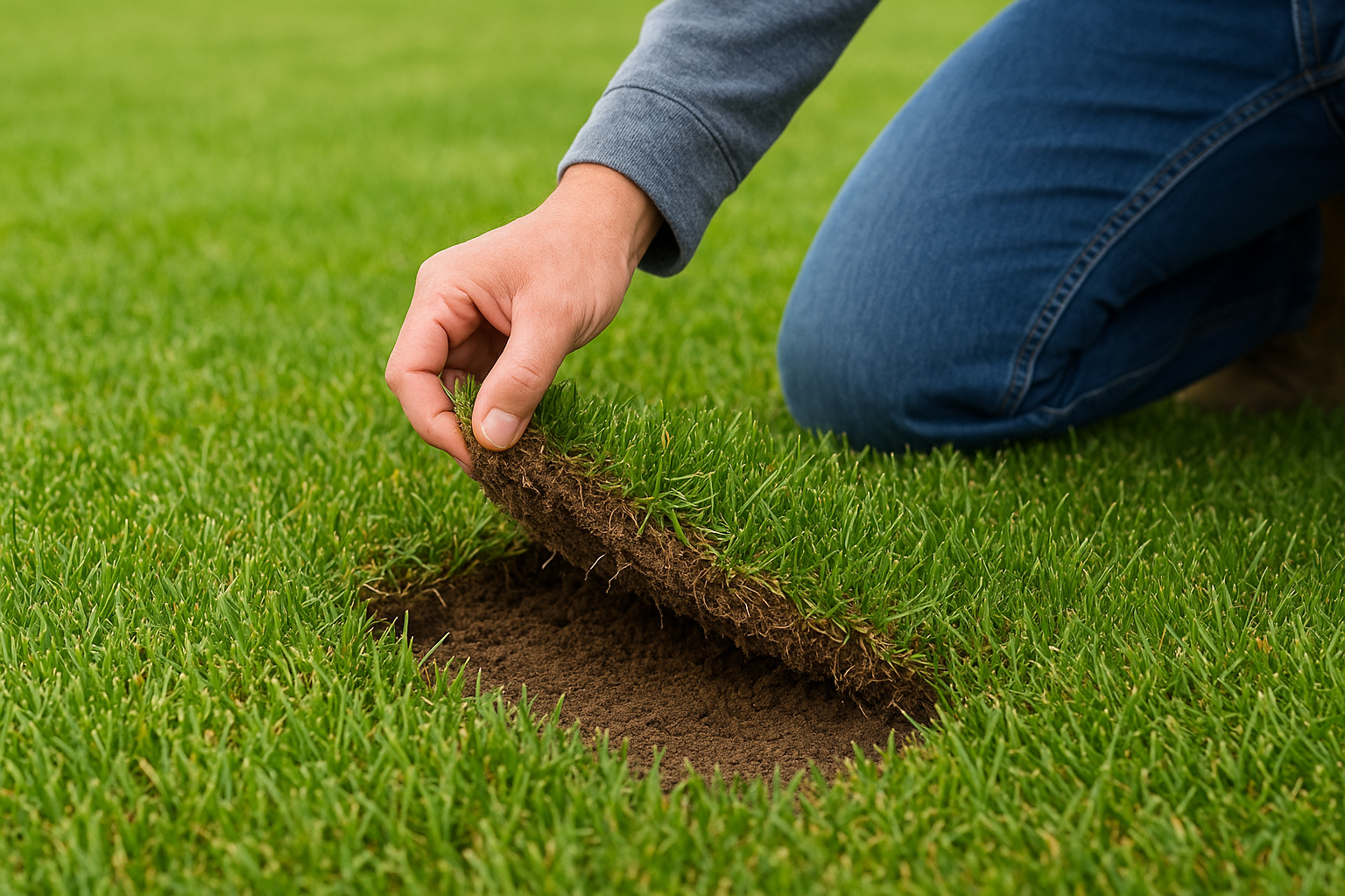 Confirming your sod is ready for reduced watering