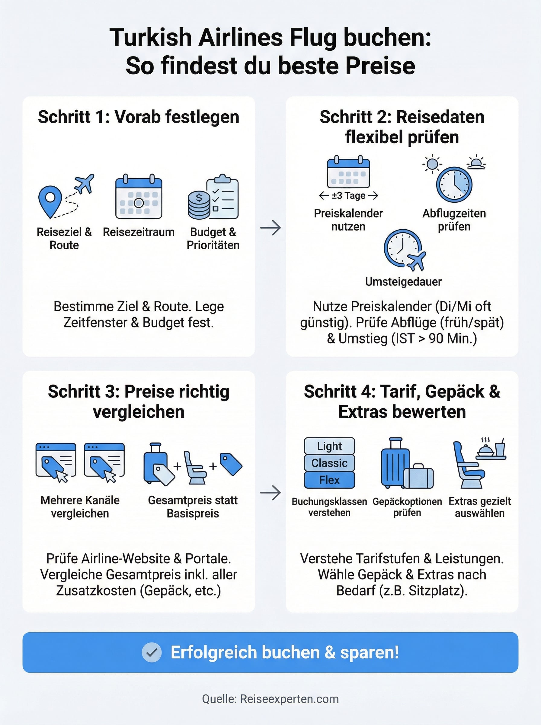 turkish airlines flug buchen infographic