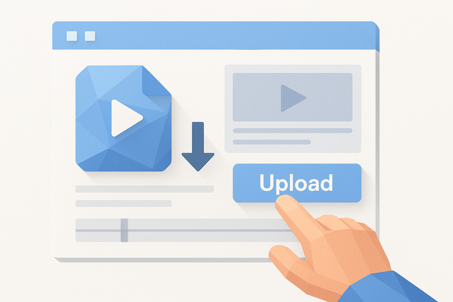 Upload your file to a Descript project