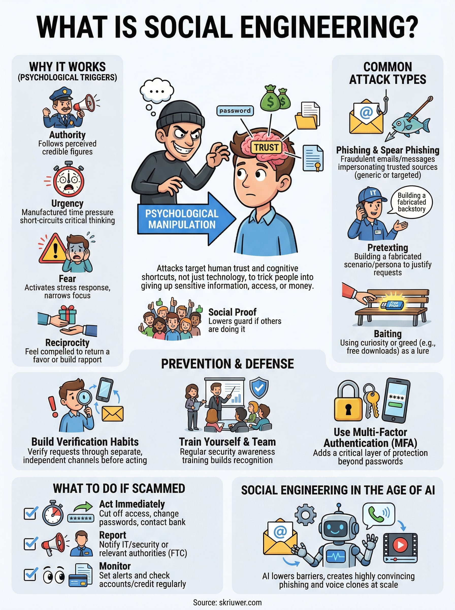 what is social engineering infographic