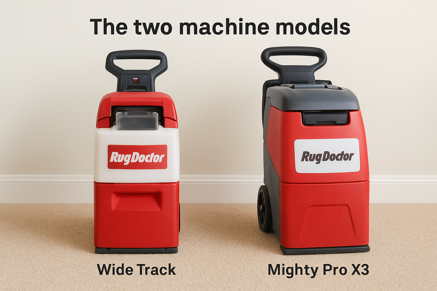 The two machine models