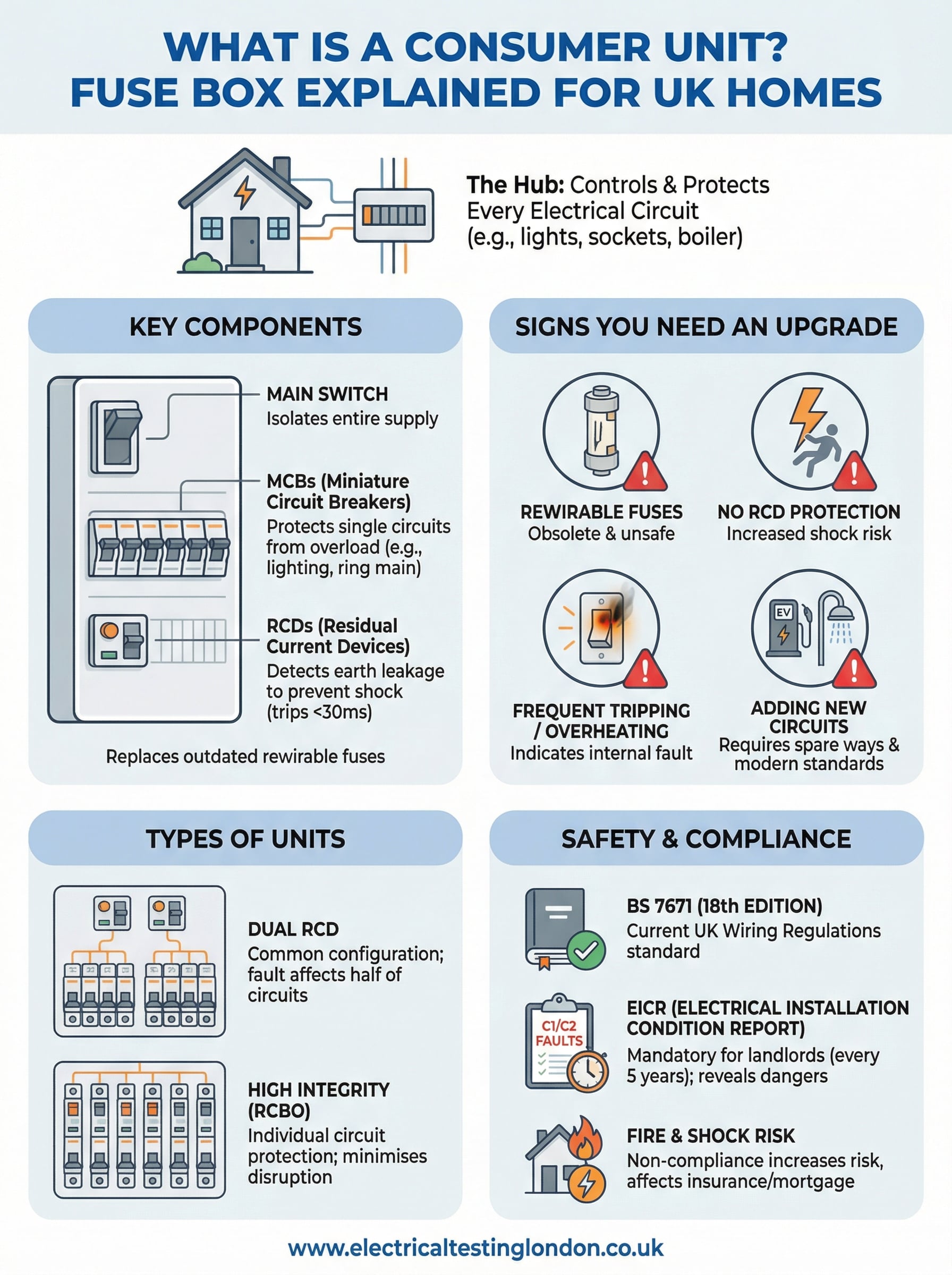 what is a consumer unit infographic