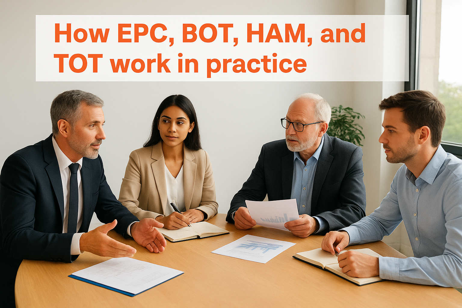 How EPC, BOT, HAM, and TOT work in practice
