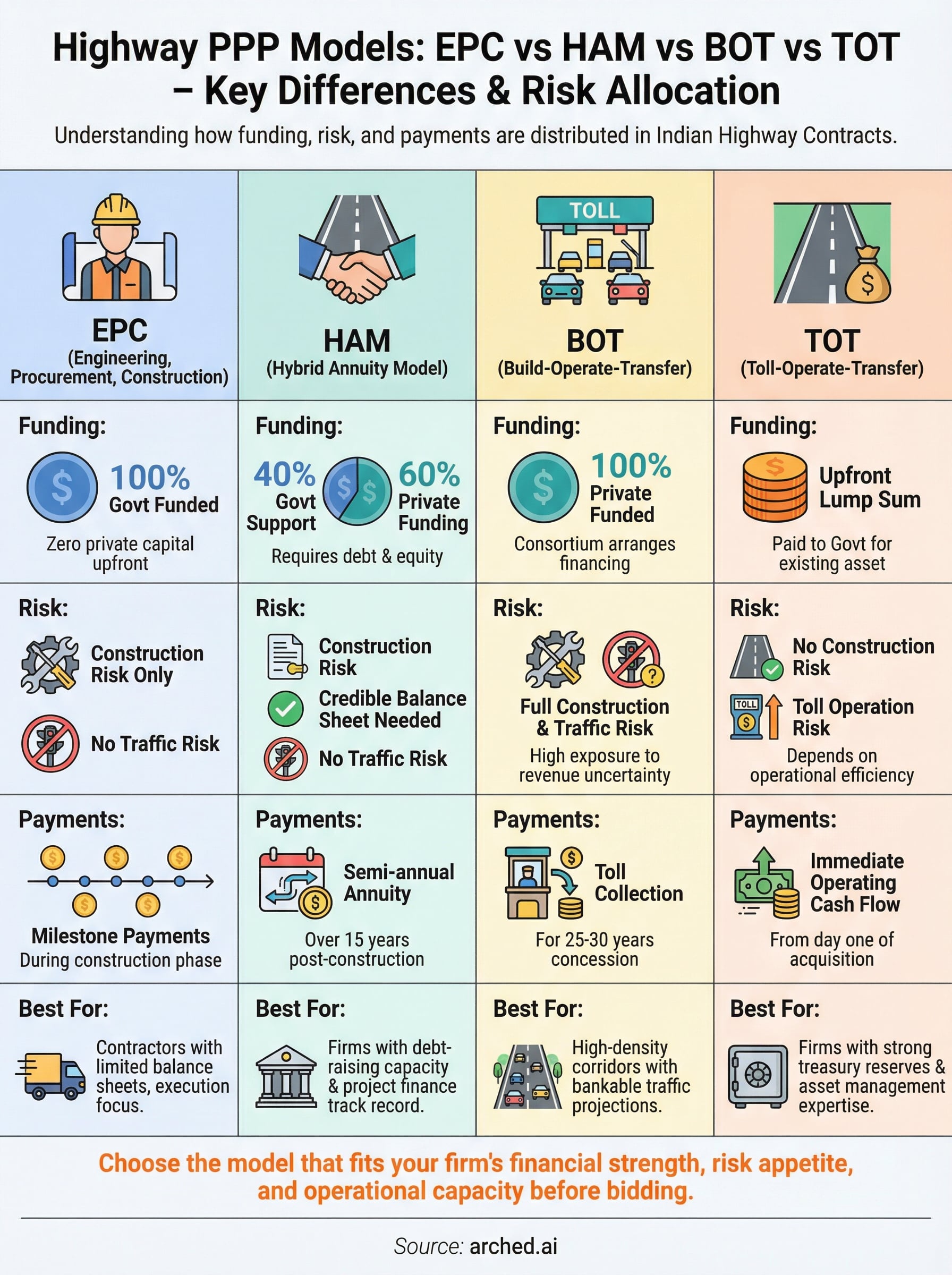 epc vs ham vs bot vs tot infographic