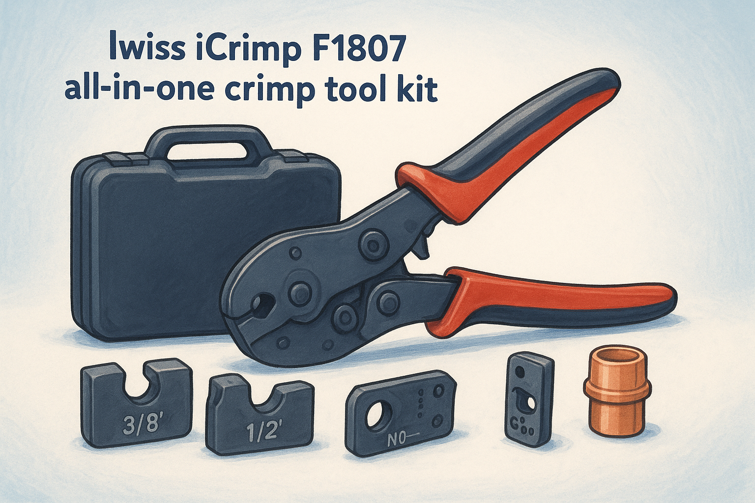 1. Iwiss iCrimp F1807 all-in-one crimp tool kit