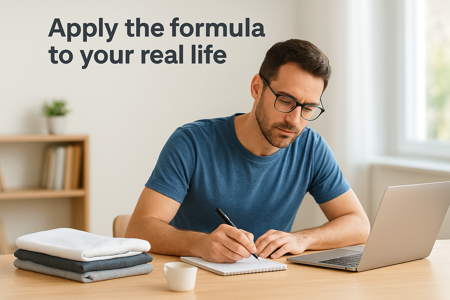 Apply the formula to your real life