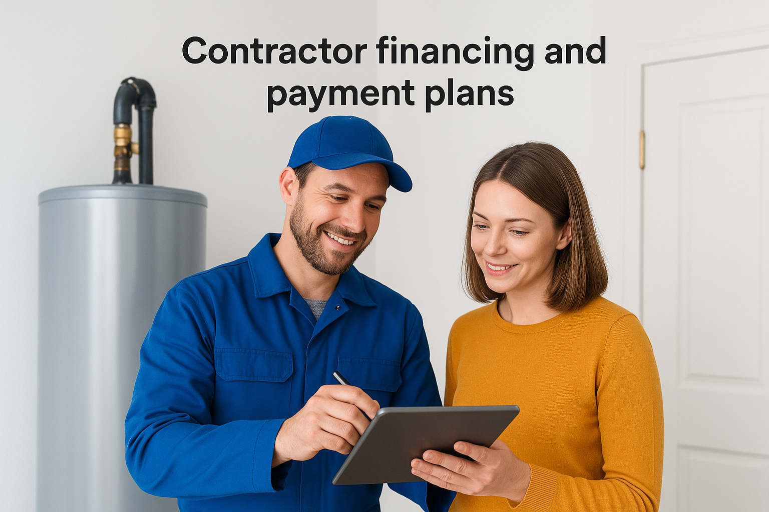 Contractor financing and payment plans