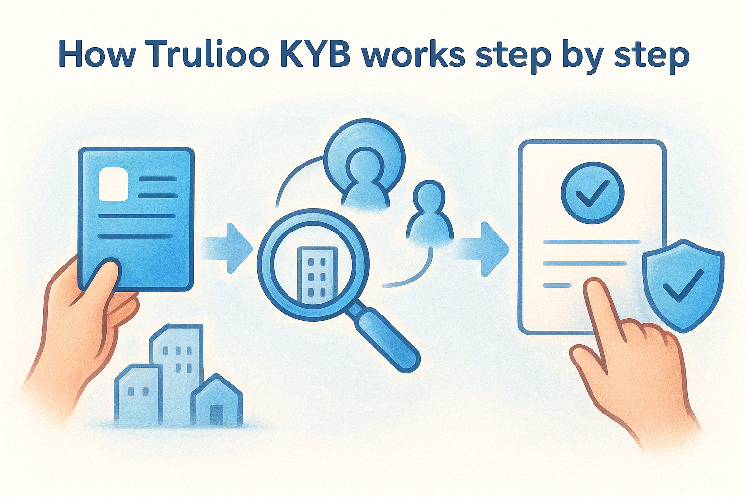 How Trulioo KYB works step by step