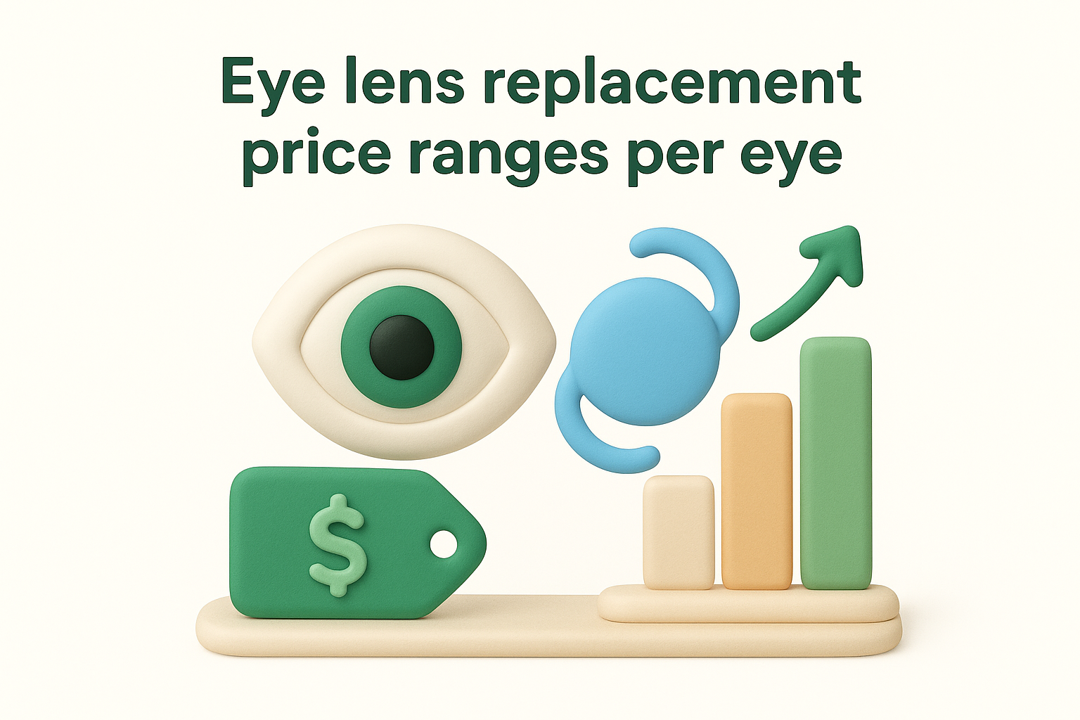 Eye lens replacement price ranges per eye