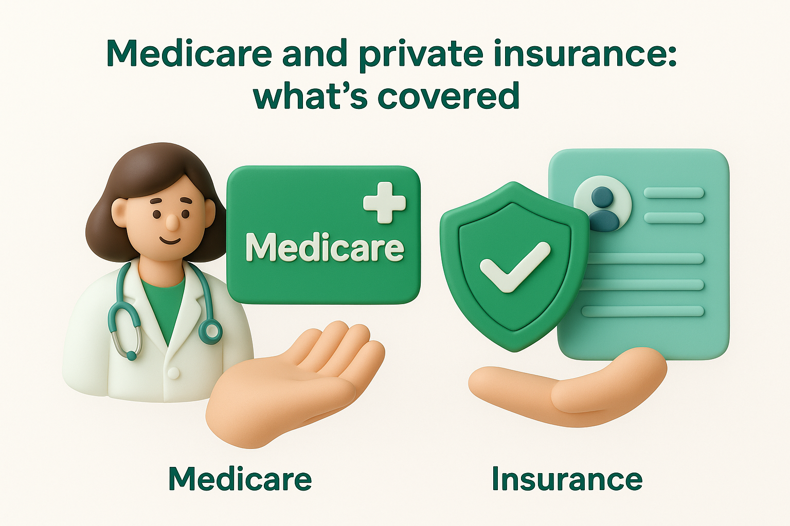 Medicare and private insurance: what's covered