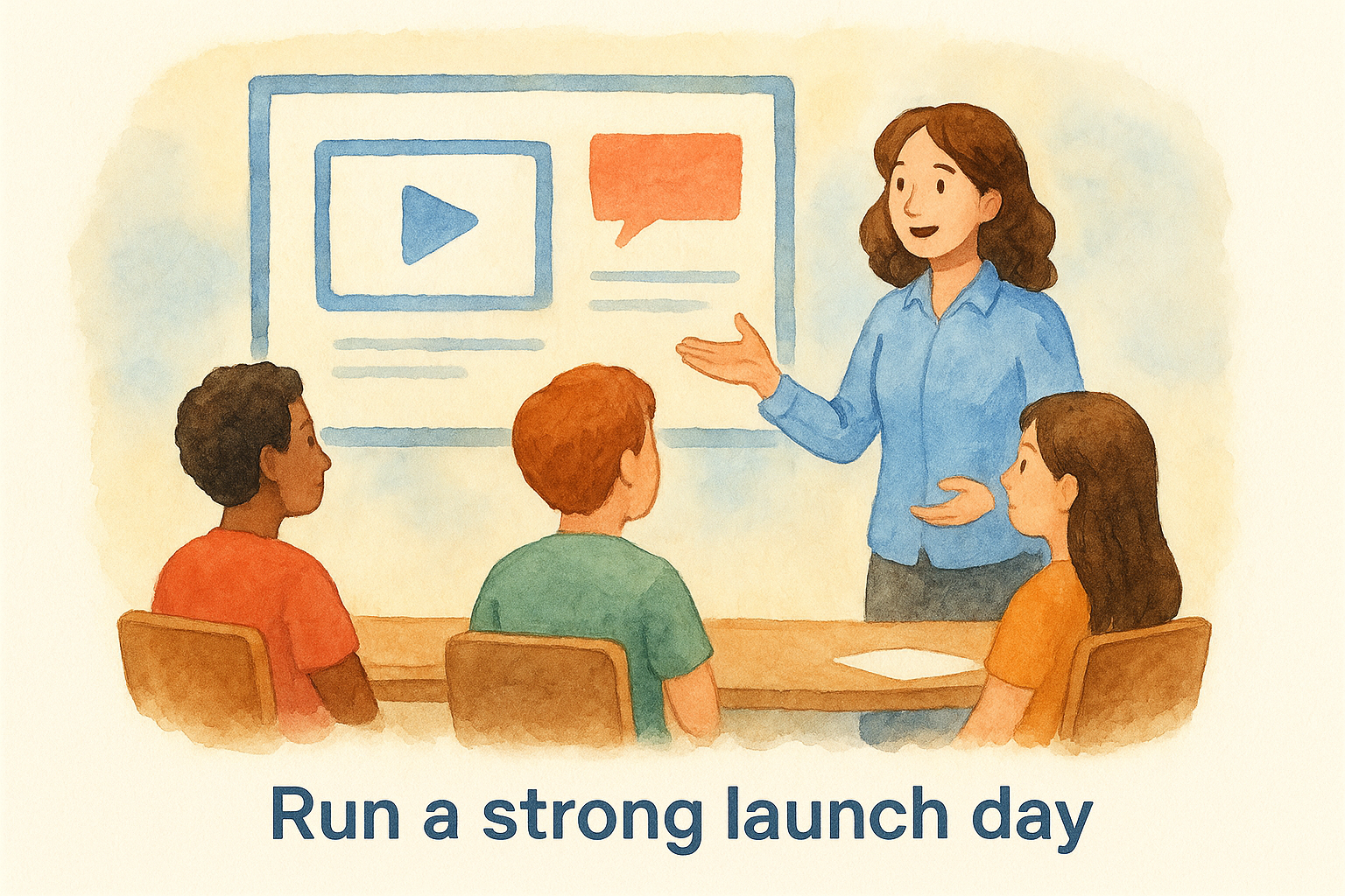 Run a strong launch day