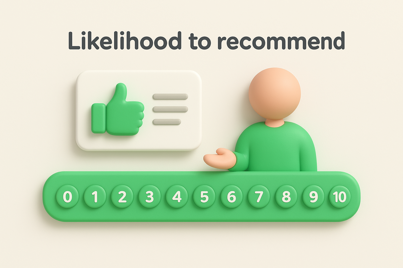 3. Likelihood to recommend