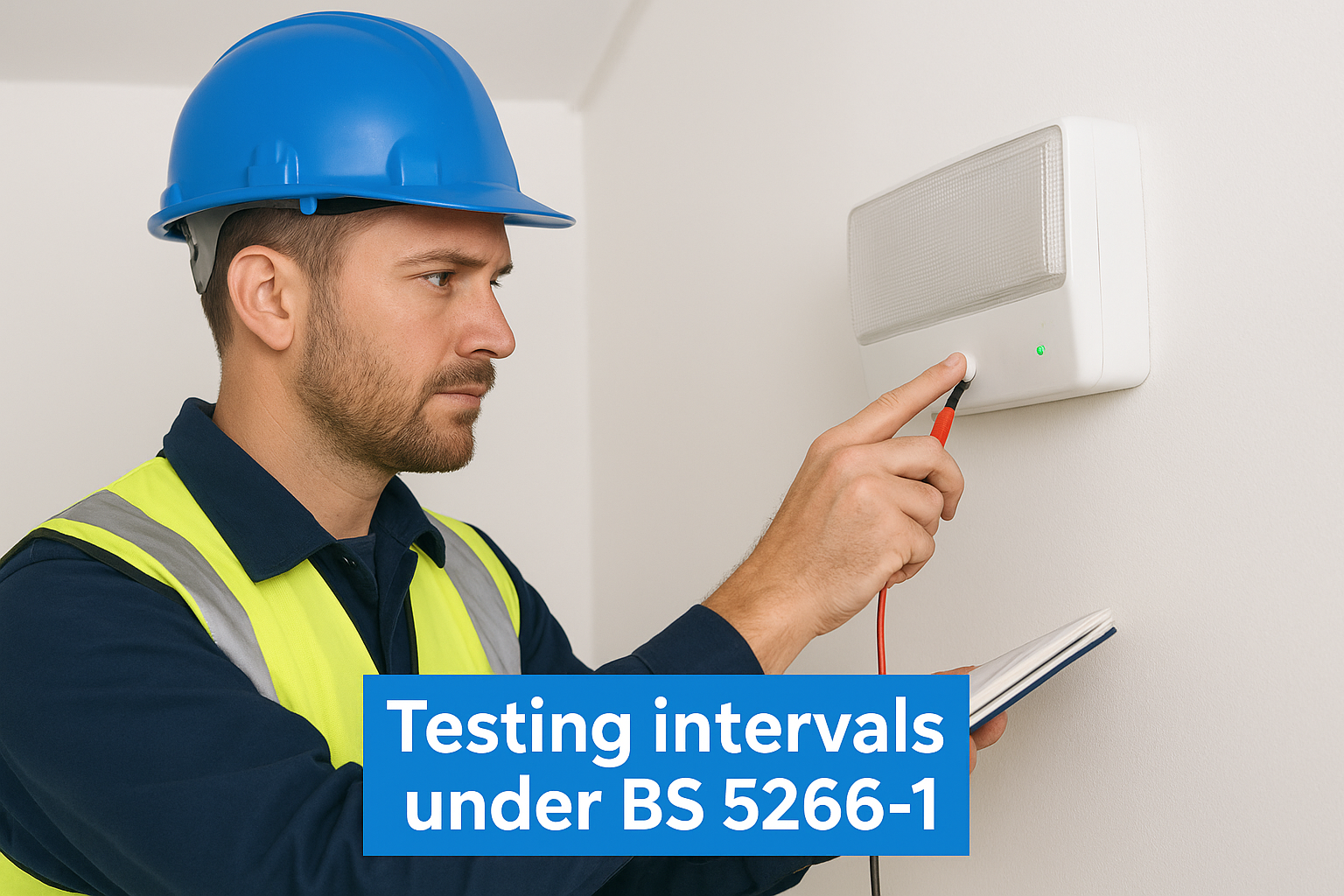Testing intervals under BS 5266-1