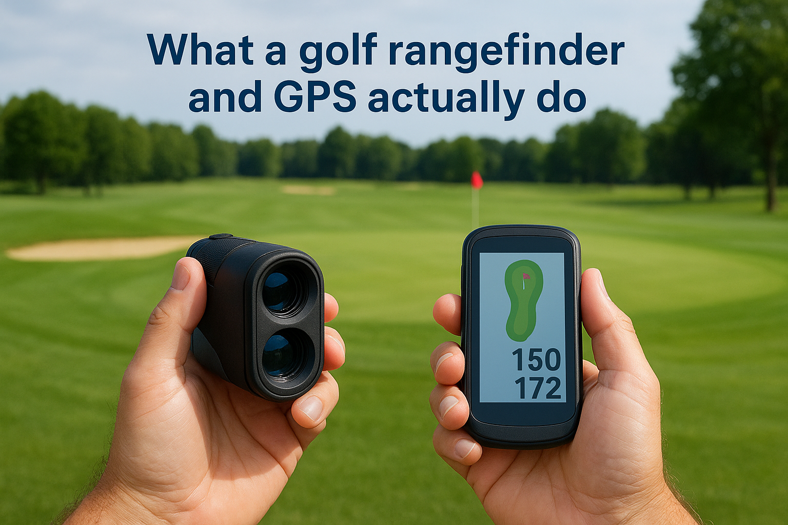 What a golf rangefinder and GPS actually do