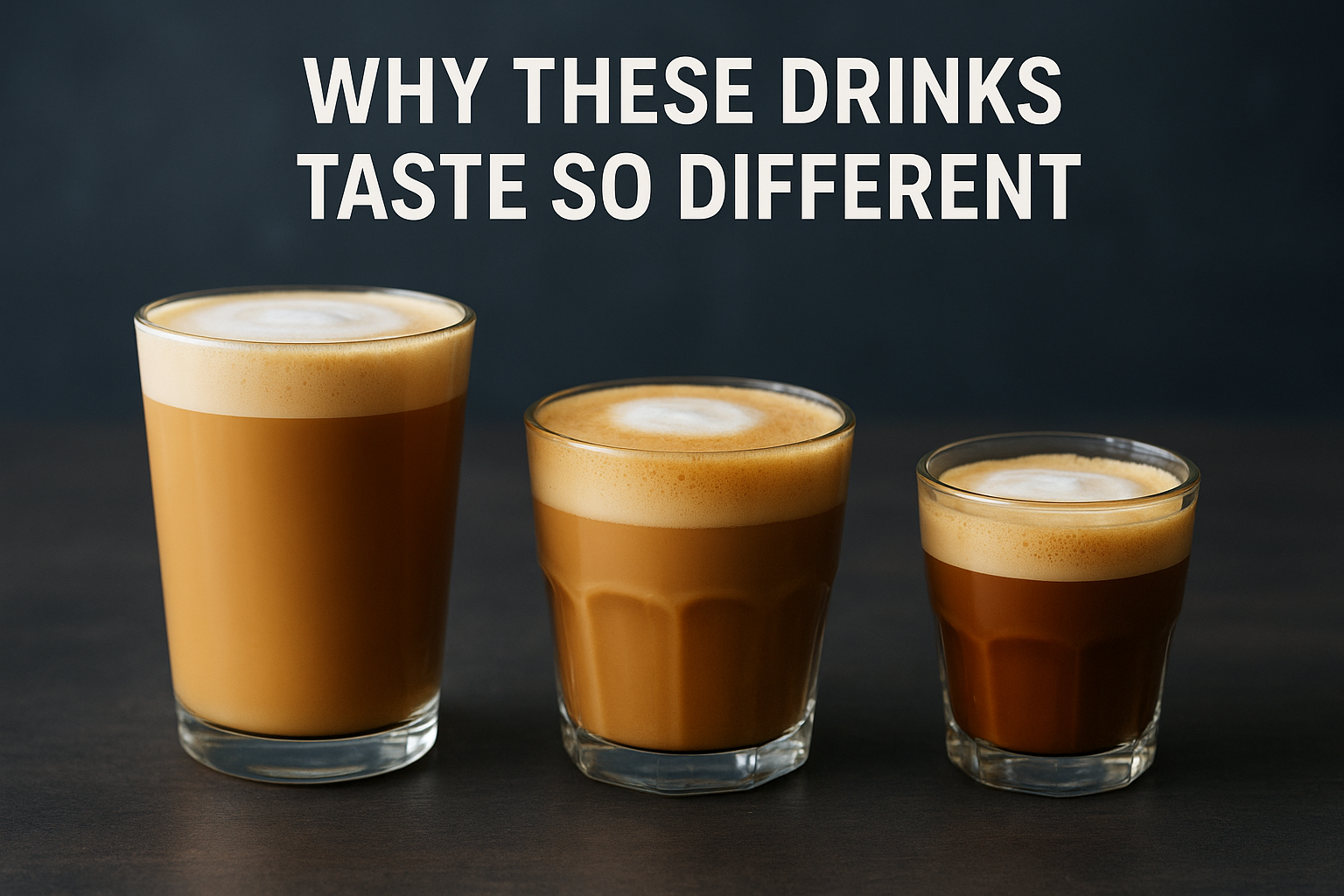 Why these drinks taste so different