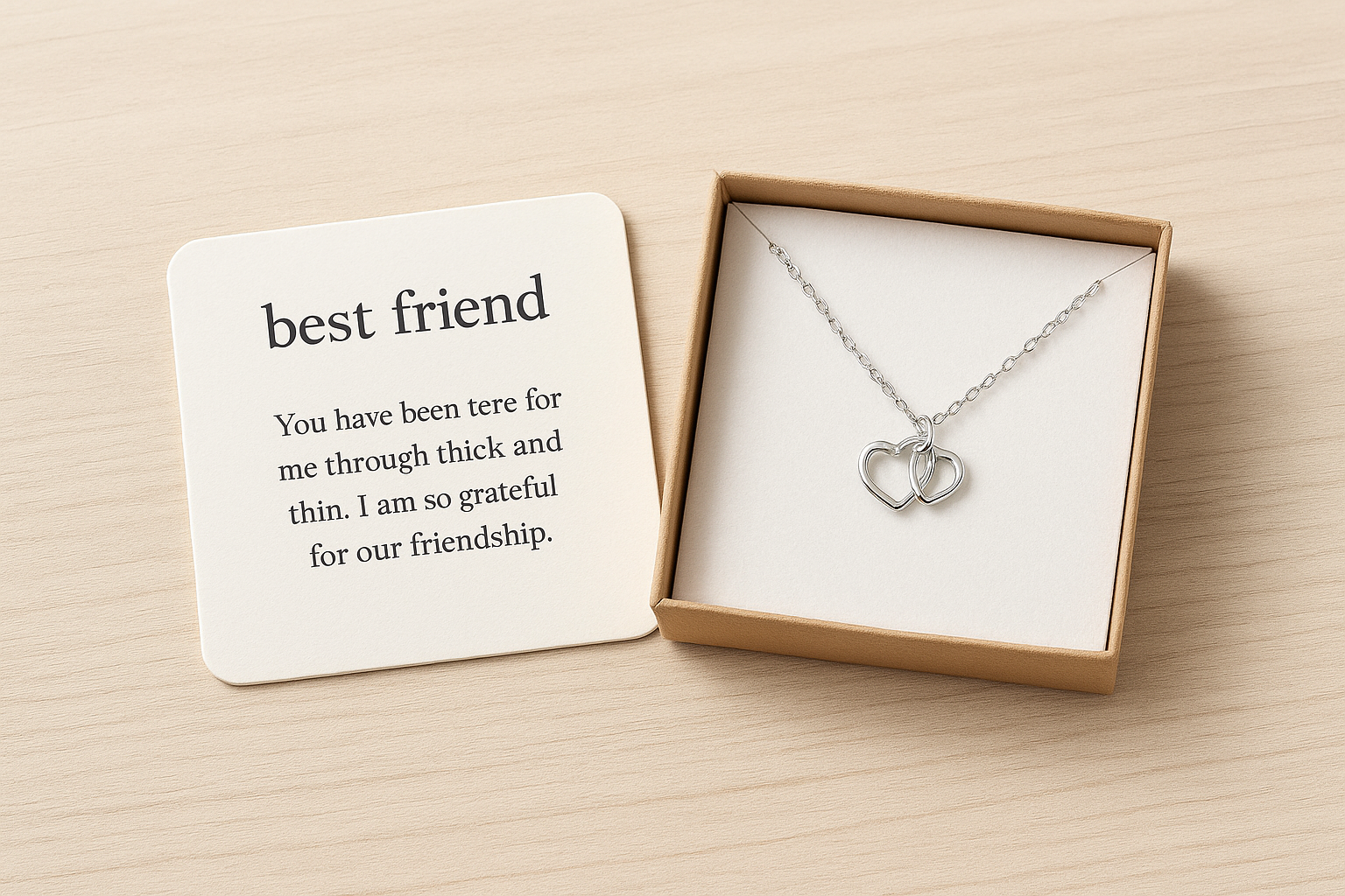 1. Desert Deals Supply message card jewelry