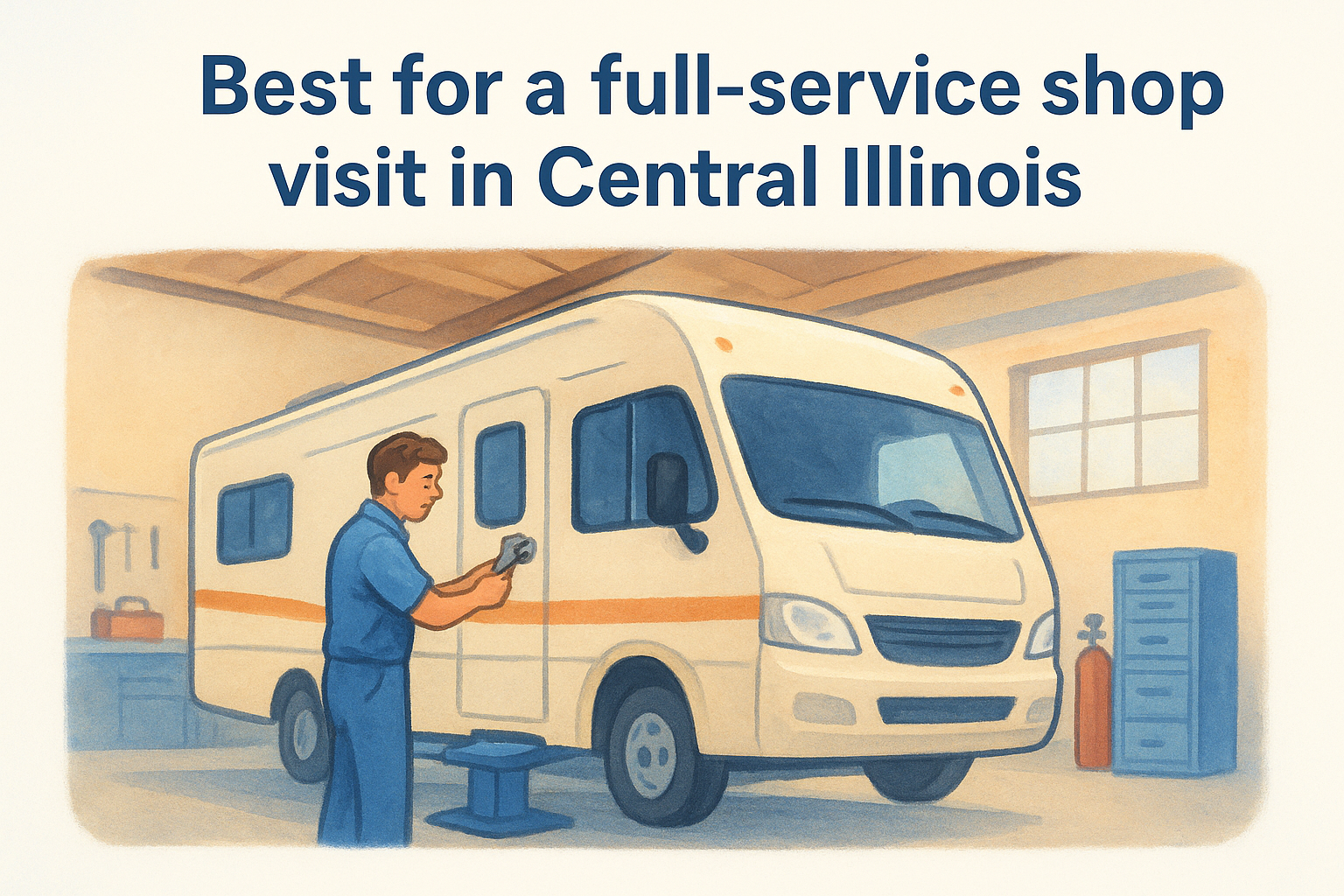 Best for a full-service shop visit in central Illinois