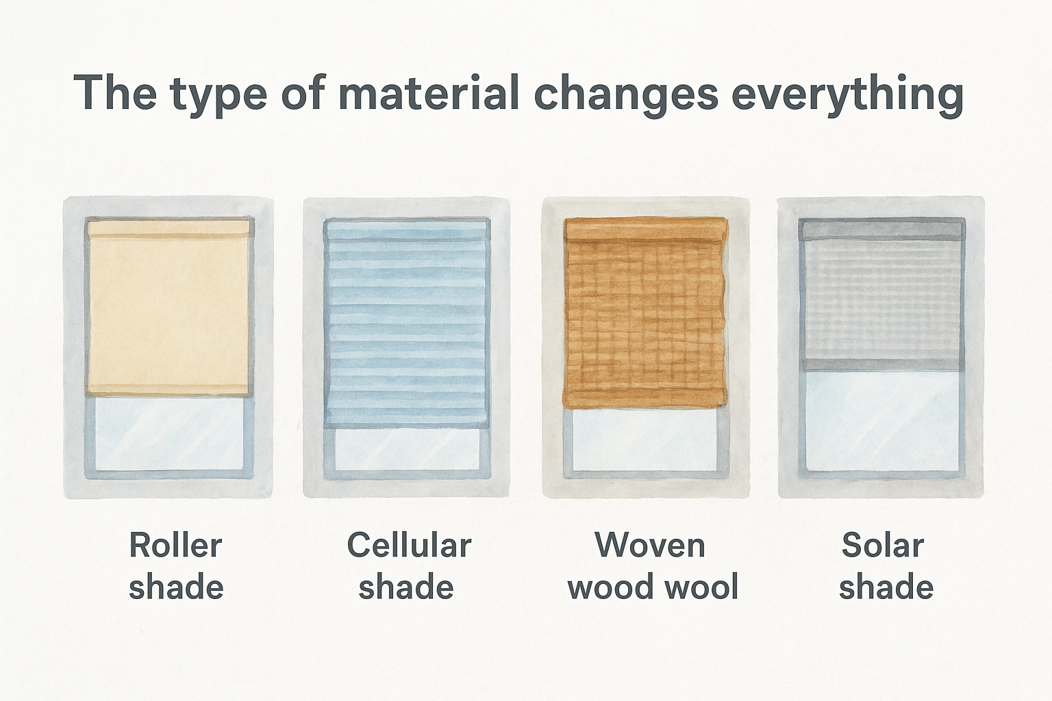 The type of material changes everything