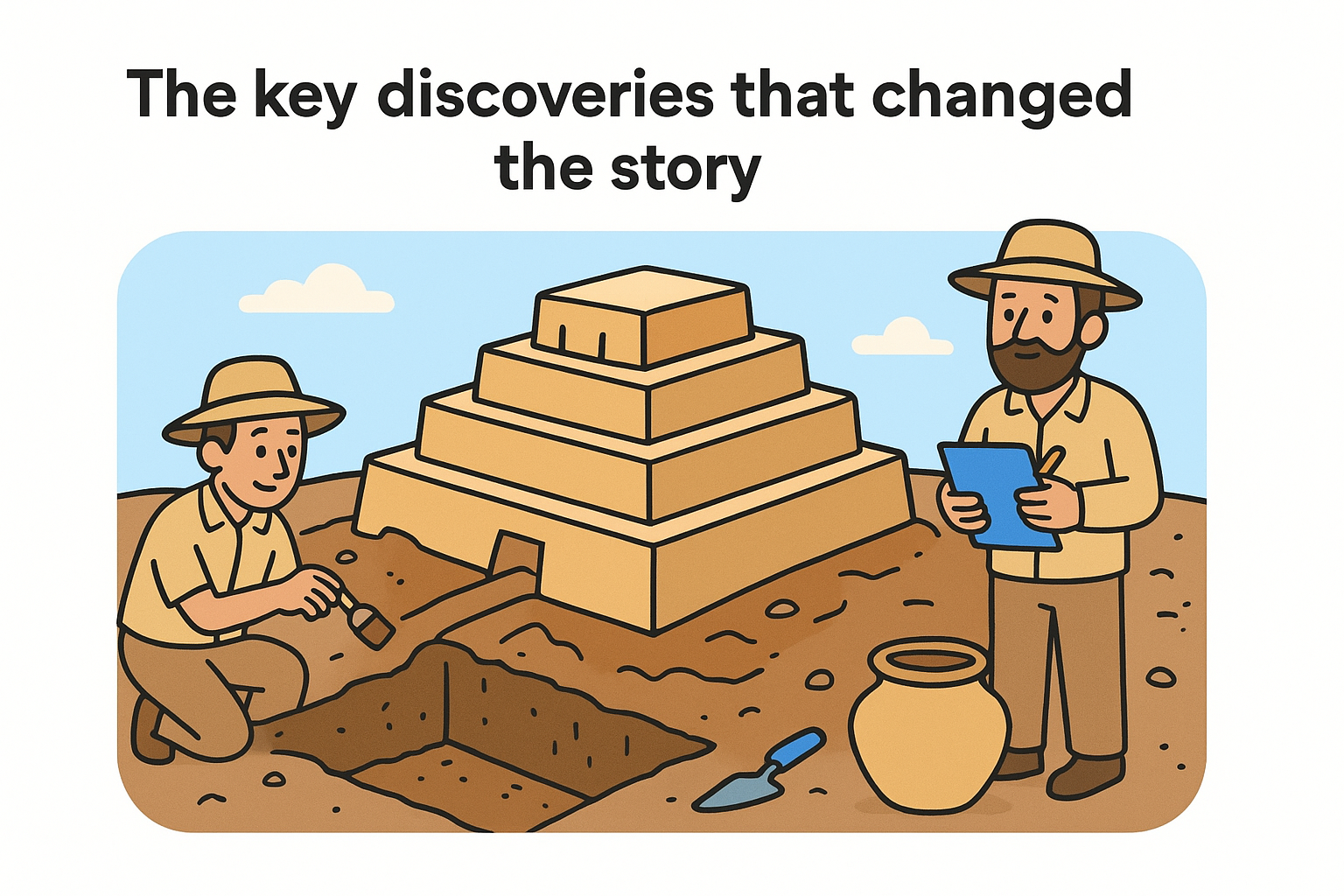 The key discoveries that changed the story