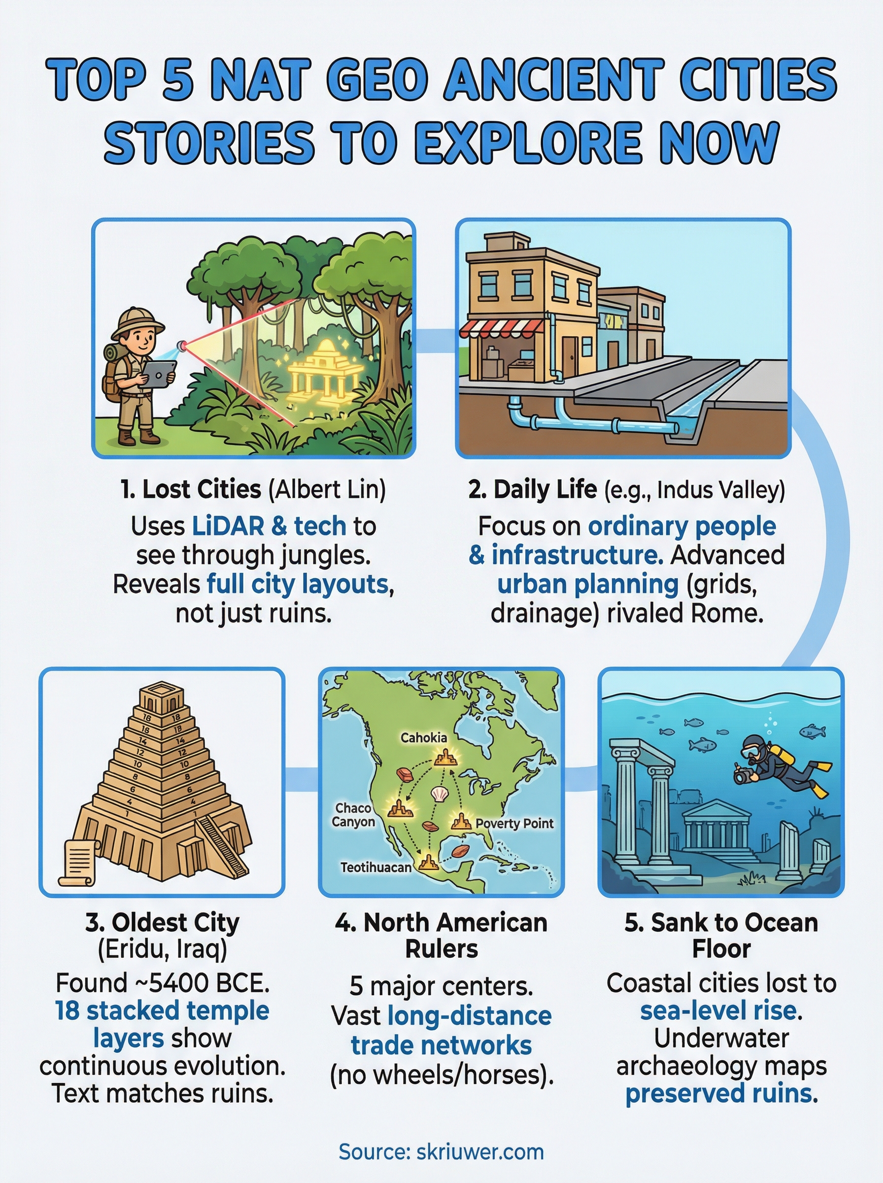 national geographic ancient cities infographic