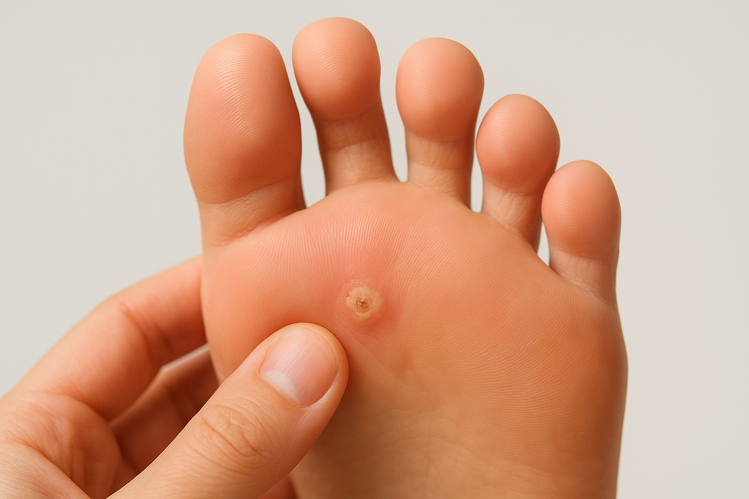 What corns actually look like