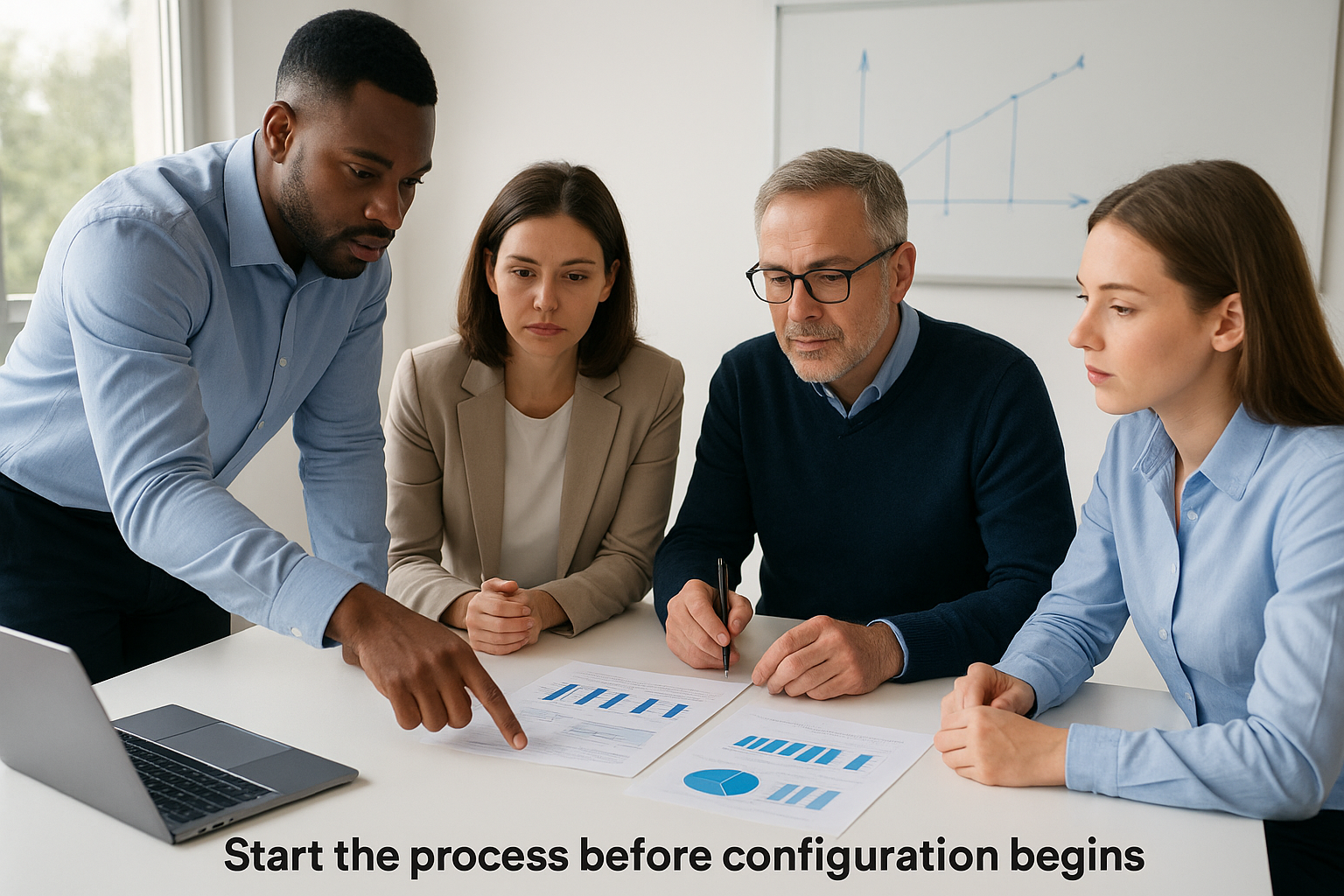 Start the process before configuration begins