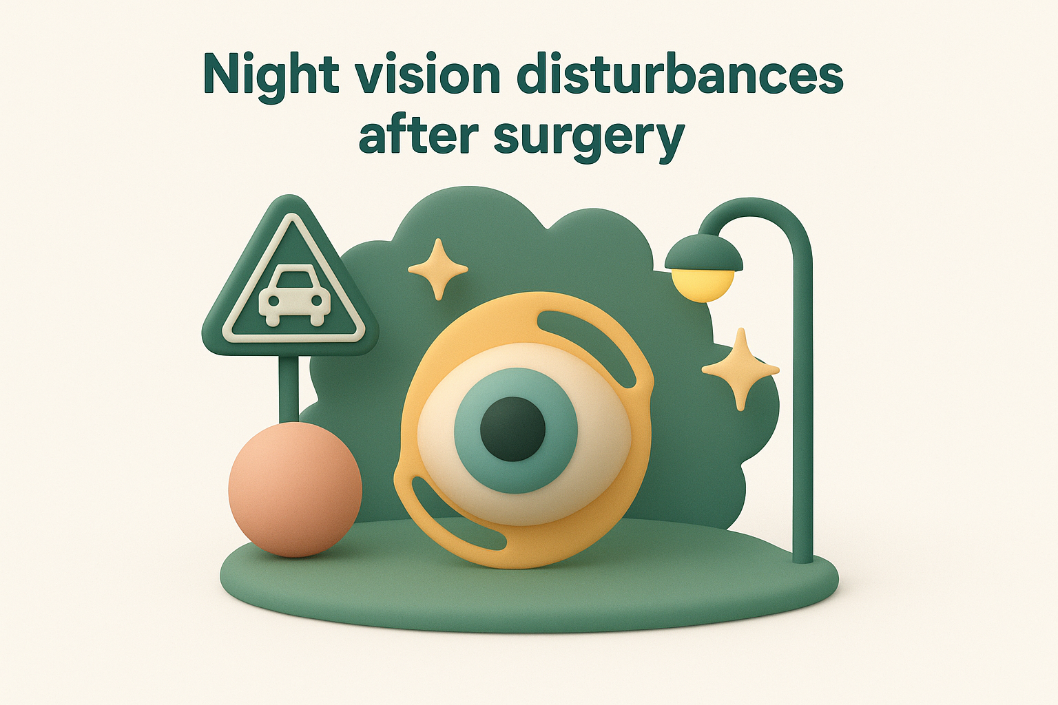 Night vision disturbances after surgery