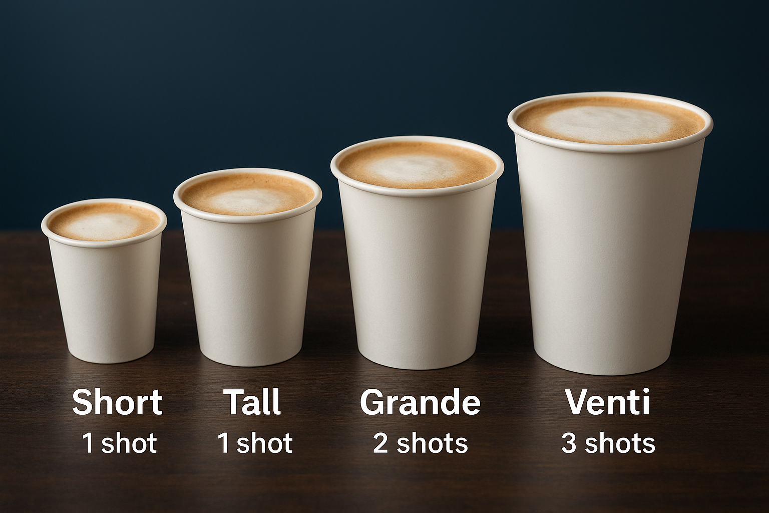 How many shots you get per size
