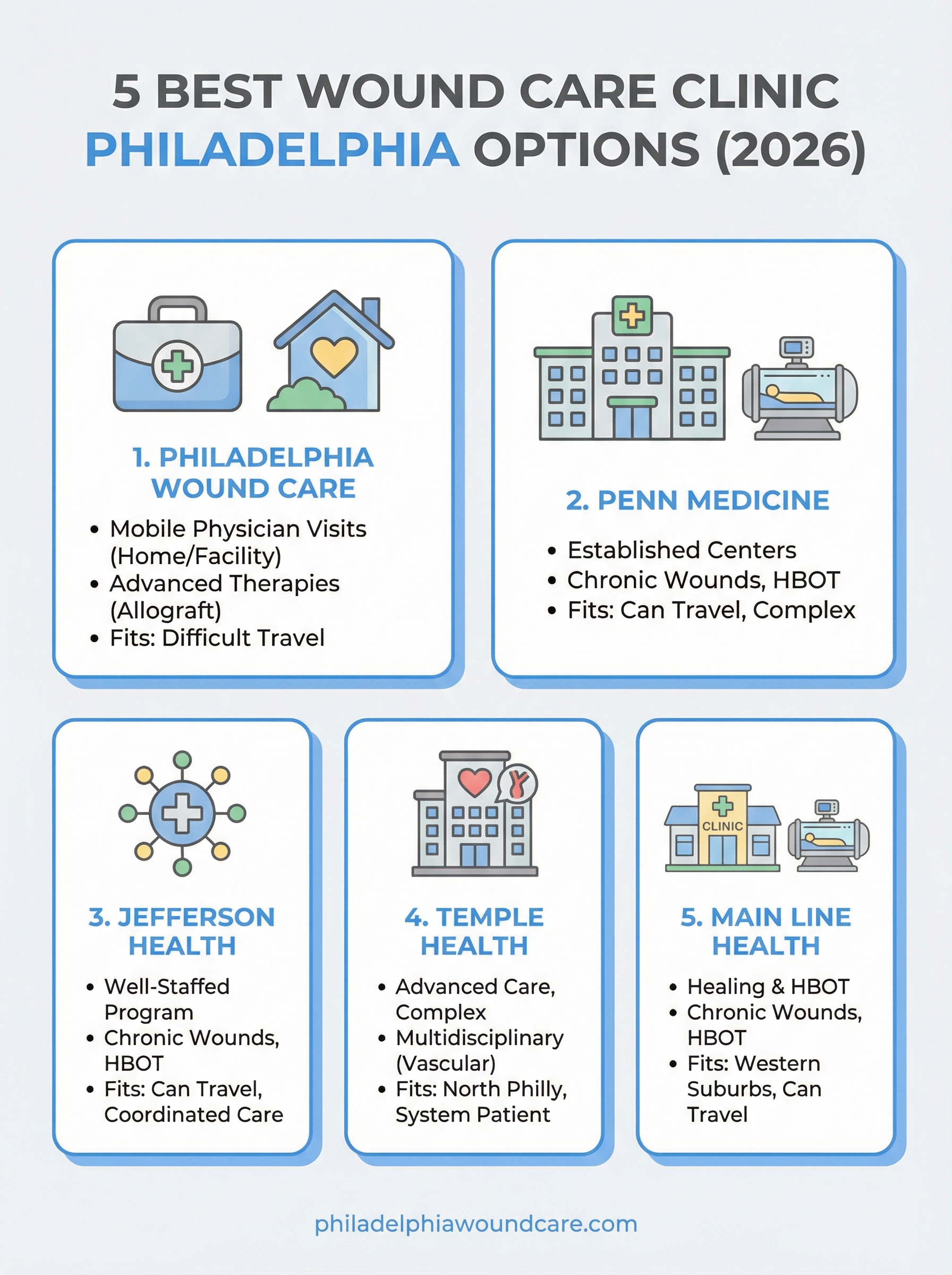 5 Best Wound Care Clinic Philadelphia Options (2026) - Philadelphia ...