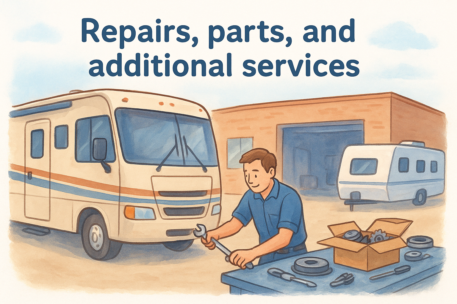 Repairs, parts, and additional services