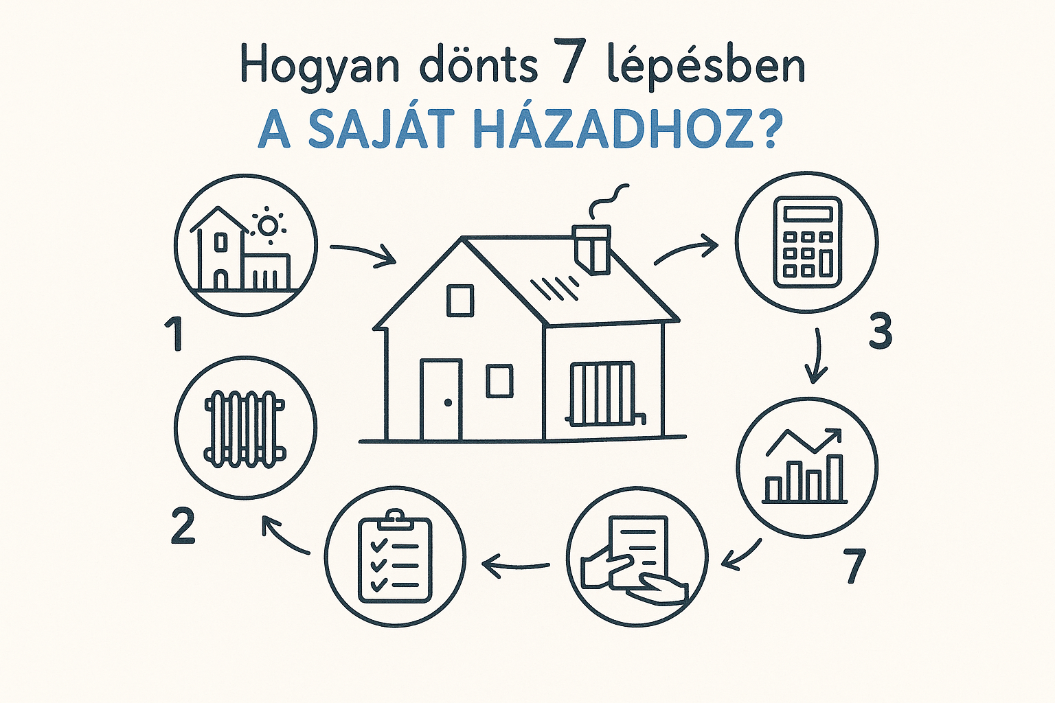 Hogyan dönts 7 lépésben a saját házadhoz?