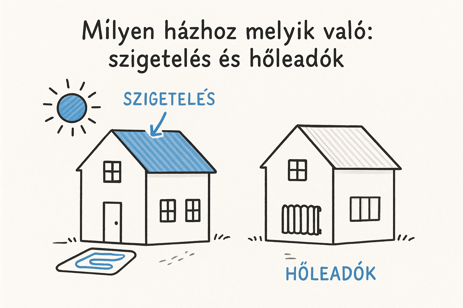 Milyen házhoz melyik való: szigetelés és hőleadók