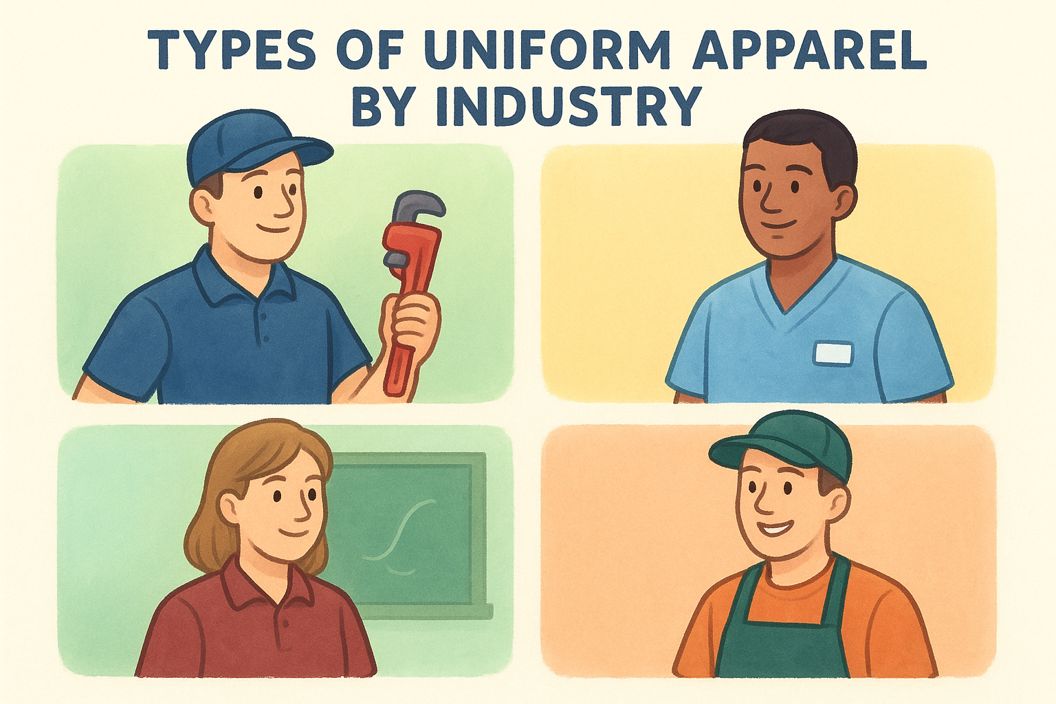 Uniform Apparel: Definition, Types, And Custom Print Tips | Dr Tee's ...